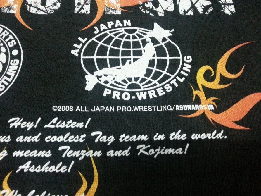 Vintage × WWE × WWF Vintage Japanese wrestling tee with signature wwe wwf Size US M / EU 48-50 / 2 - 5 Thumbnail