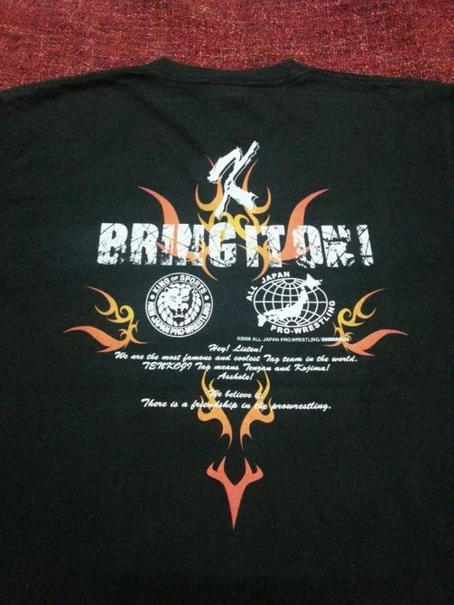 Vintage × WWE × WWF Vintage Japanese wrestling tee with signature wwe wwf Size US M / EU 48-50 / 2 - 4 Thumbnail