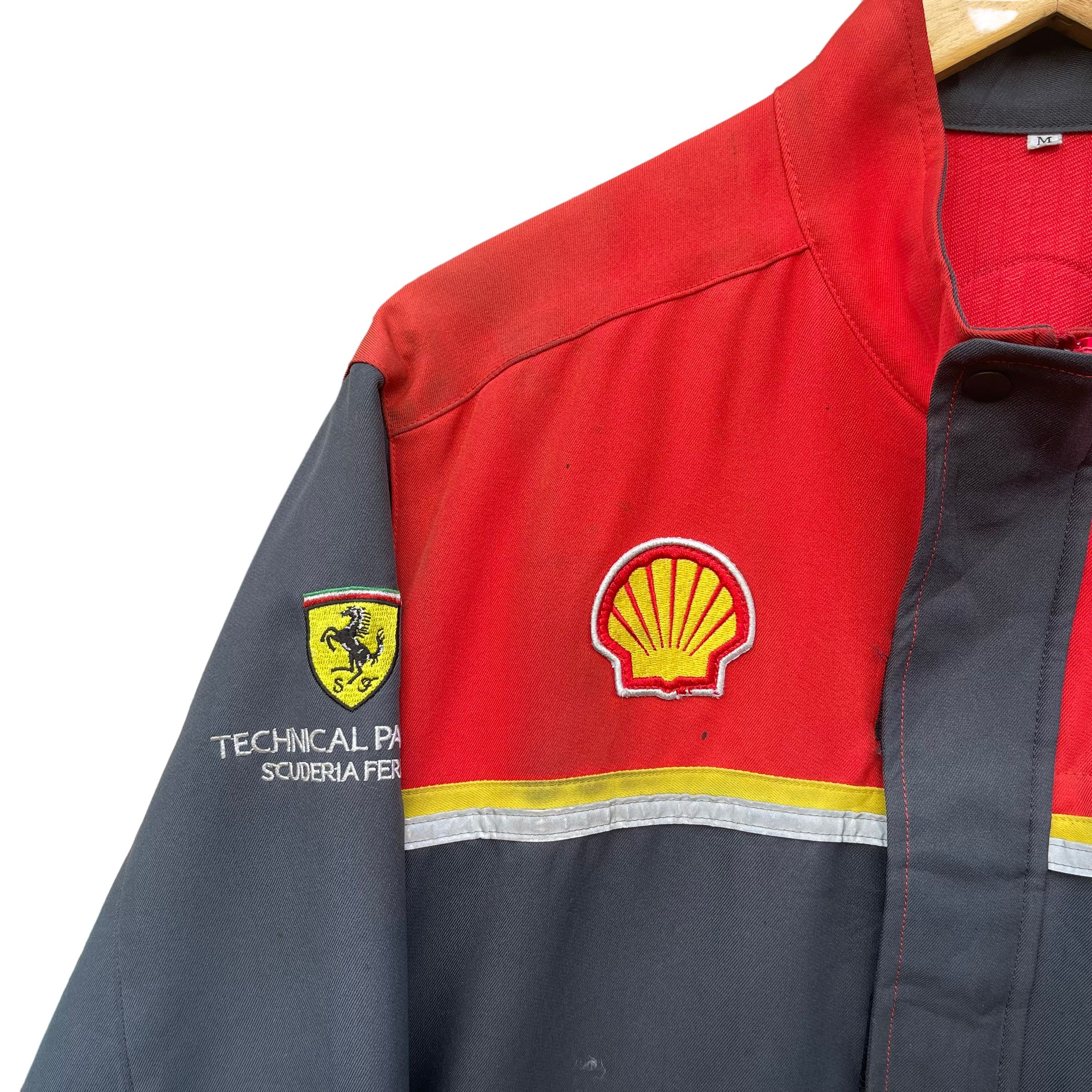 Ferrari Ferrari Shell 1990s F1 Racing Teams Coverall Size US 32 / EU 48 - 6 Thumbnail