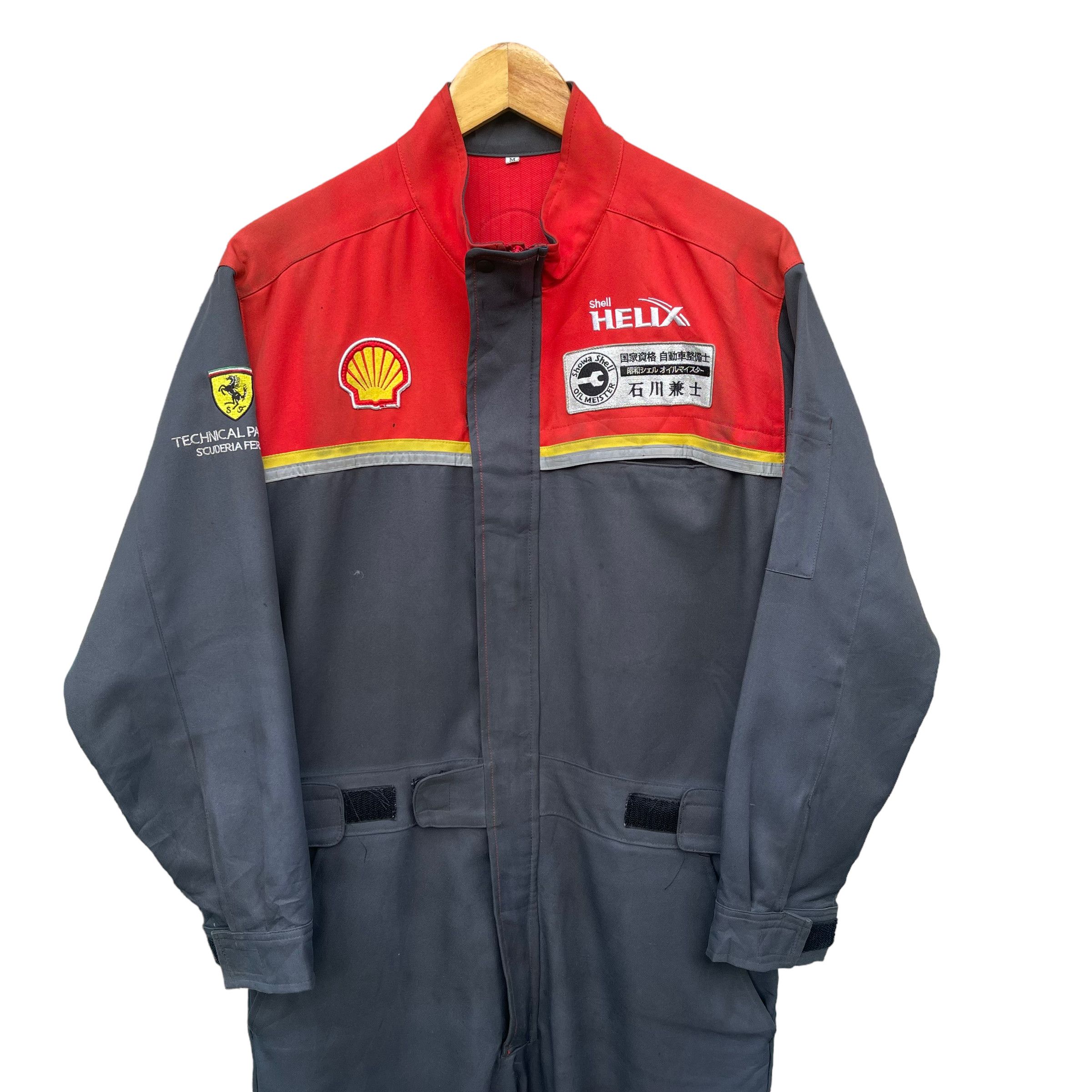 Ferrari Ferrari Shell 1990s F1 Racing Teams Coverall Size US 32 / EU 48 - 3 Thumbnail