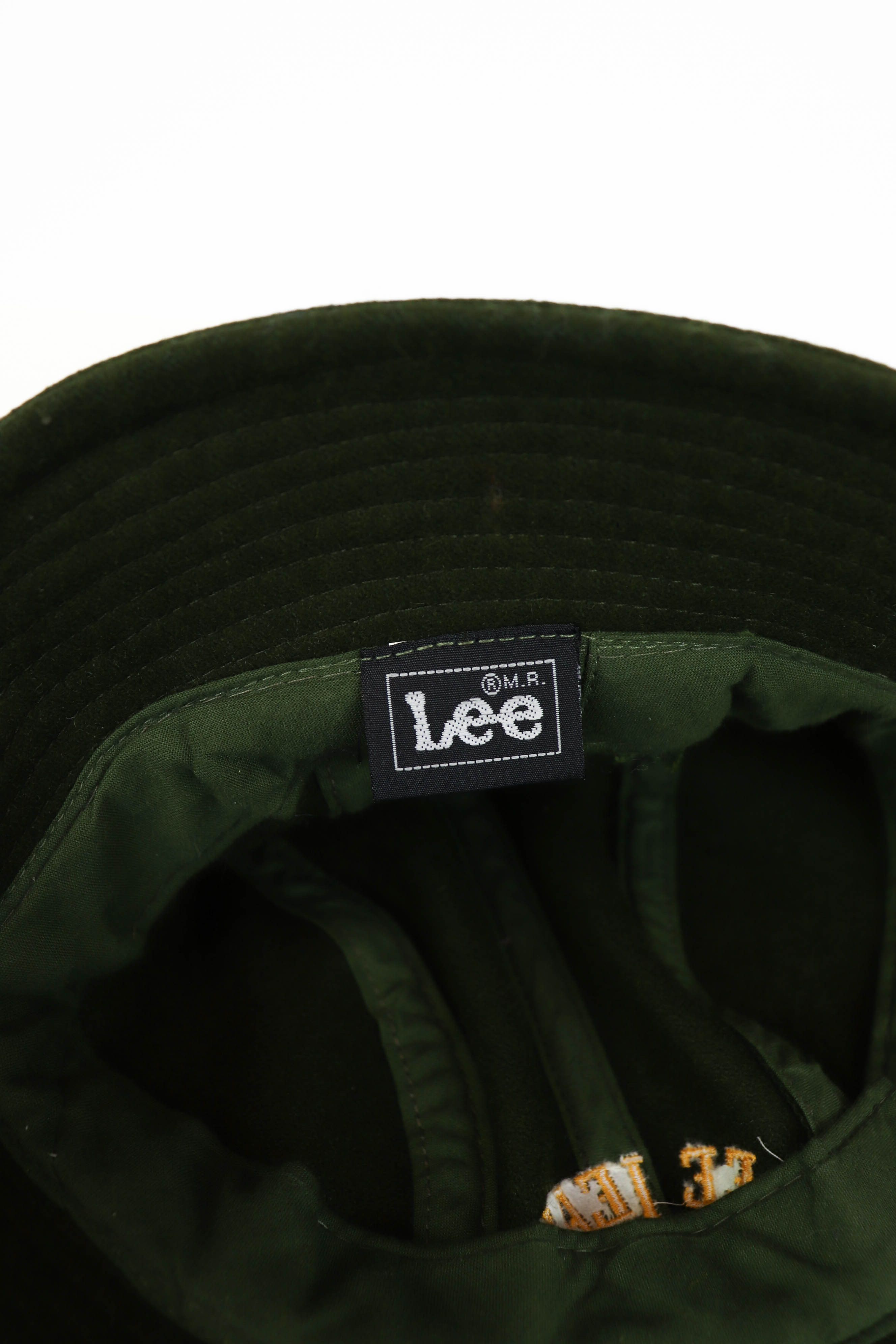 Lee Lee Jeans 42 Olive Green Wool Bucket Hat Size ONE SIZE - 8 Thumbnail