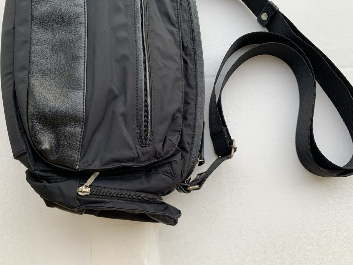 Y's × Y's for Men × Yohji Yamamoto Y’sacc Yohji Yamamoto CrossBody half leather Nylon Bag Size ONE SIZE - 3 Thumbnail
