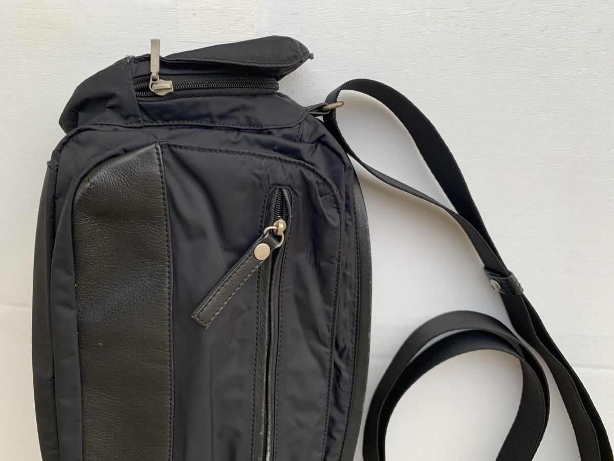 Y's × Y's for Men × Yohji Yamamoto Y’sacc Yohji Yamamoto CrossBody half leather Nylon Bag Size ONE SIZE - 4 Thumbnail