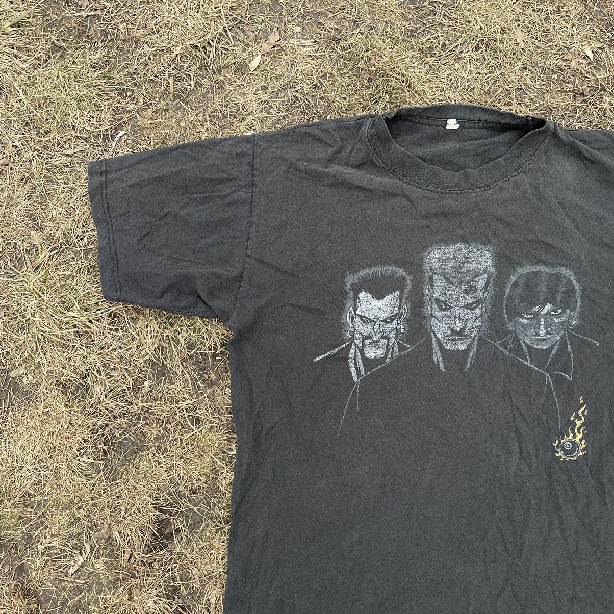 Vintage Vintage 90s Skull Graphic Tee Sun Faded Horror Grunge Boxy L Size US L / EU 52-54 / 3 - 3 Thumbnail