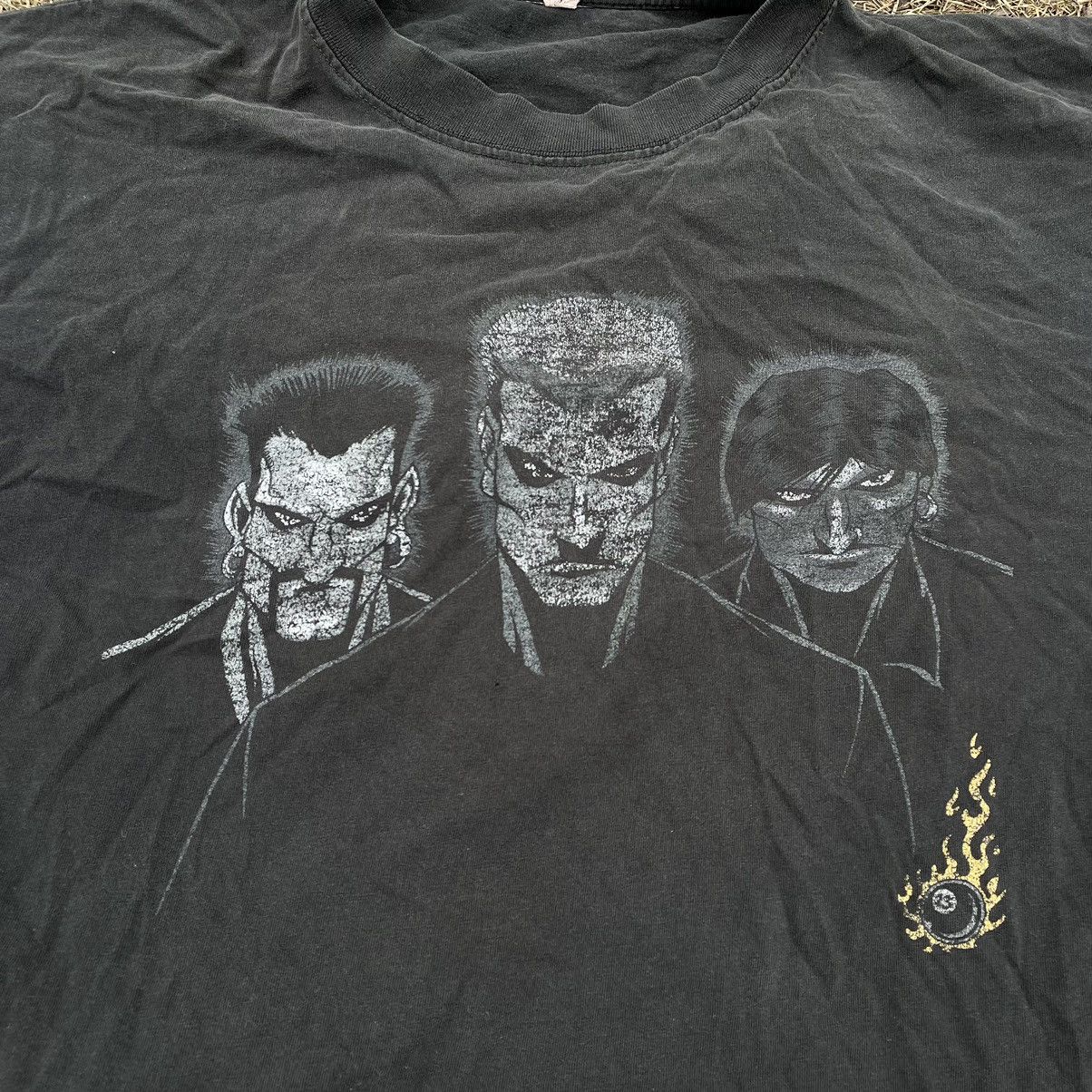 Vintage Vintage 90s Skull Graphic Tee Sun Faded Horror Grunge Boxy L Size US L / EU 52-54 / 3 - 5 Thumbnail