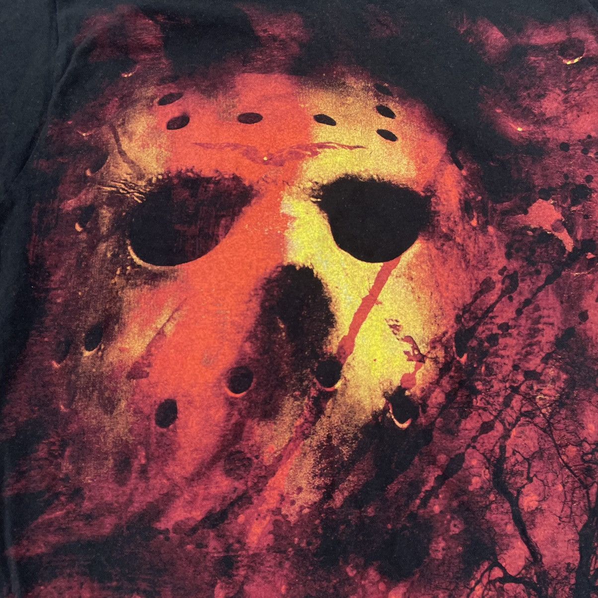 Vintage Vintage 90s Horror Graphic Tee Sun Faded Grunge Skull Slim M Size US M / EU 48-50 / 2 - 5 Thumbnail