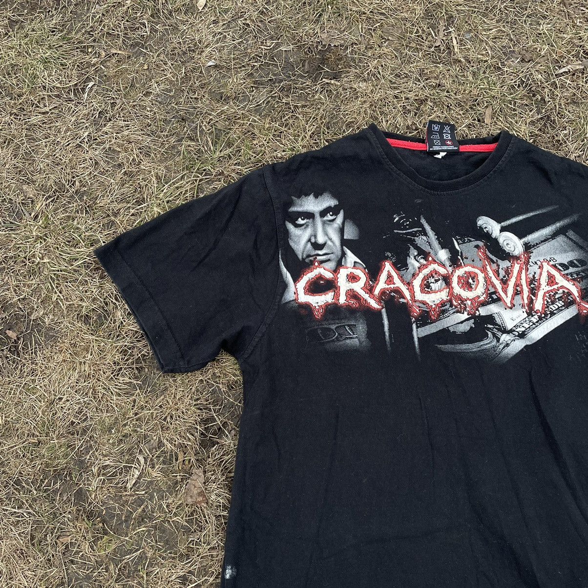 Vintage Vintage 90s Cocaine Gang Graphic Tee Black Horror Goth L Size US L / EU 52-54 / 3 - 8 Thumbnail