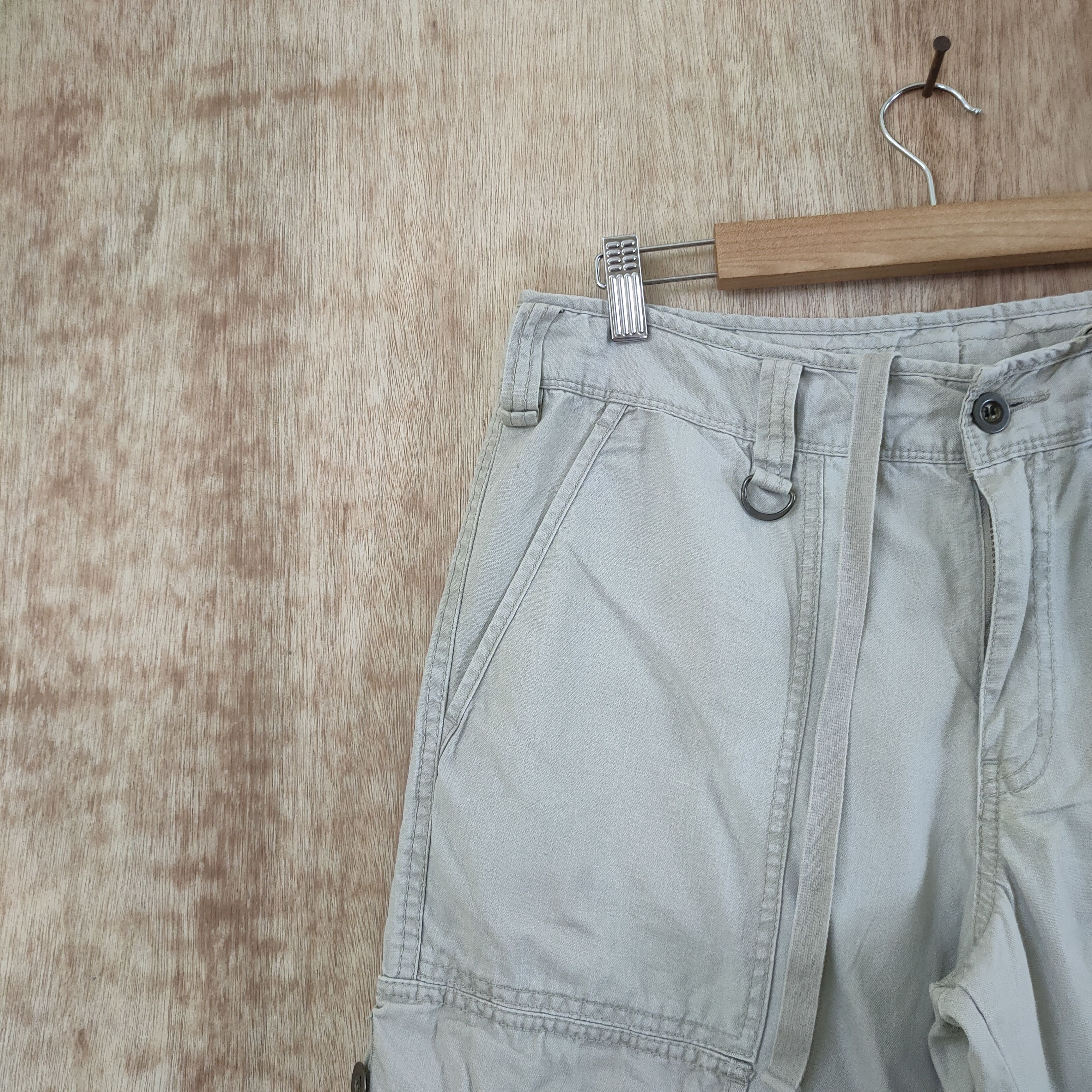 Japanese Brand VINTAGE JAPANESE WHITE CARGO PANTS / BUSH PANTS Size US 32 / EU 48 - 9 Thumbnail