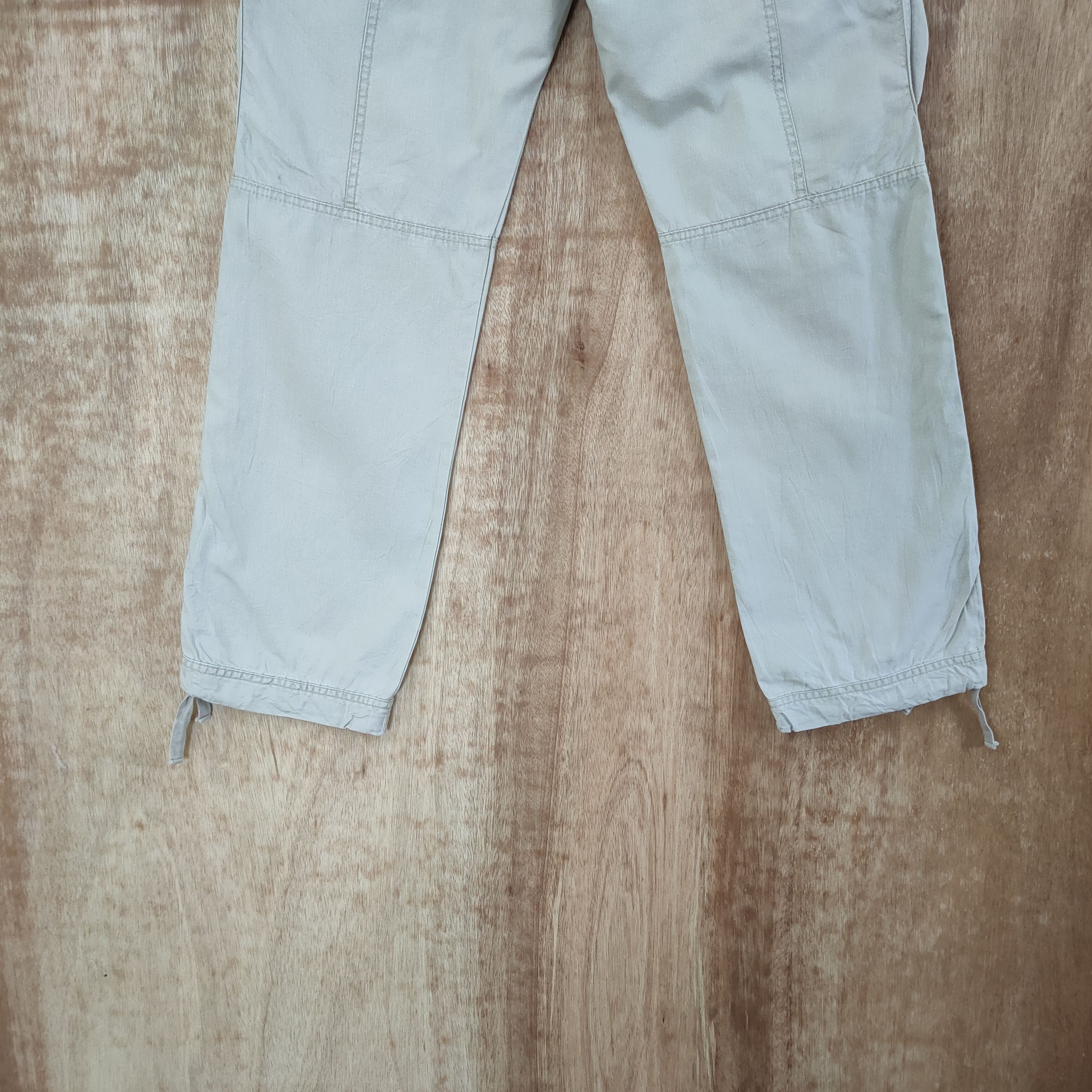 Japanese Brand VINTAGE JAPANESE WHITE CARGO PANTS / BUSH PANTS Size US 32 / EU 48 - 6 Thumbnail