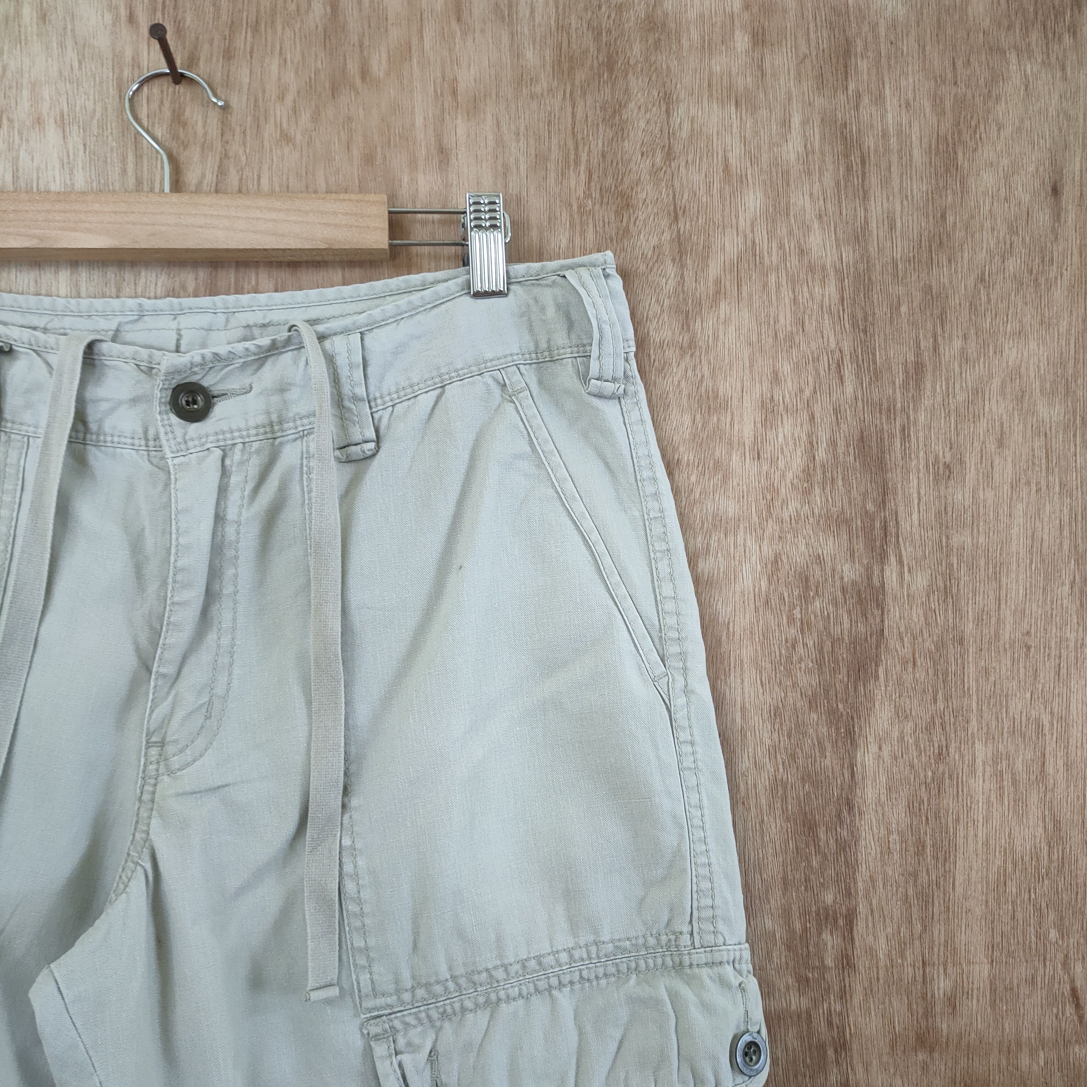 Japanese Brand VINTAGE JAPANESE WHITE CARGO PANTS / BUSH PANTS Size US 32 / EU 48 - 8 Thumbnail