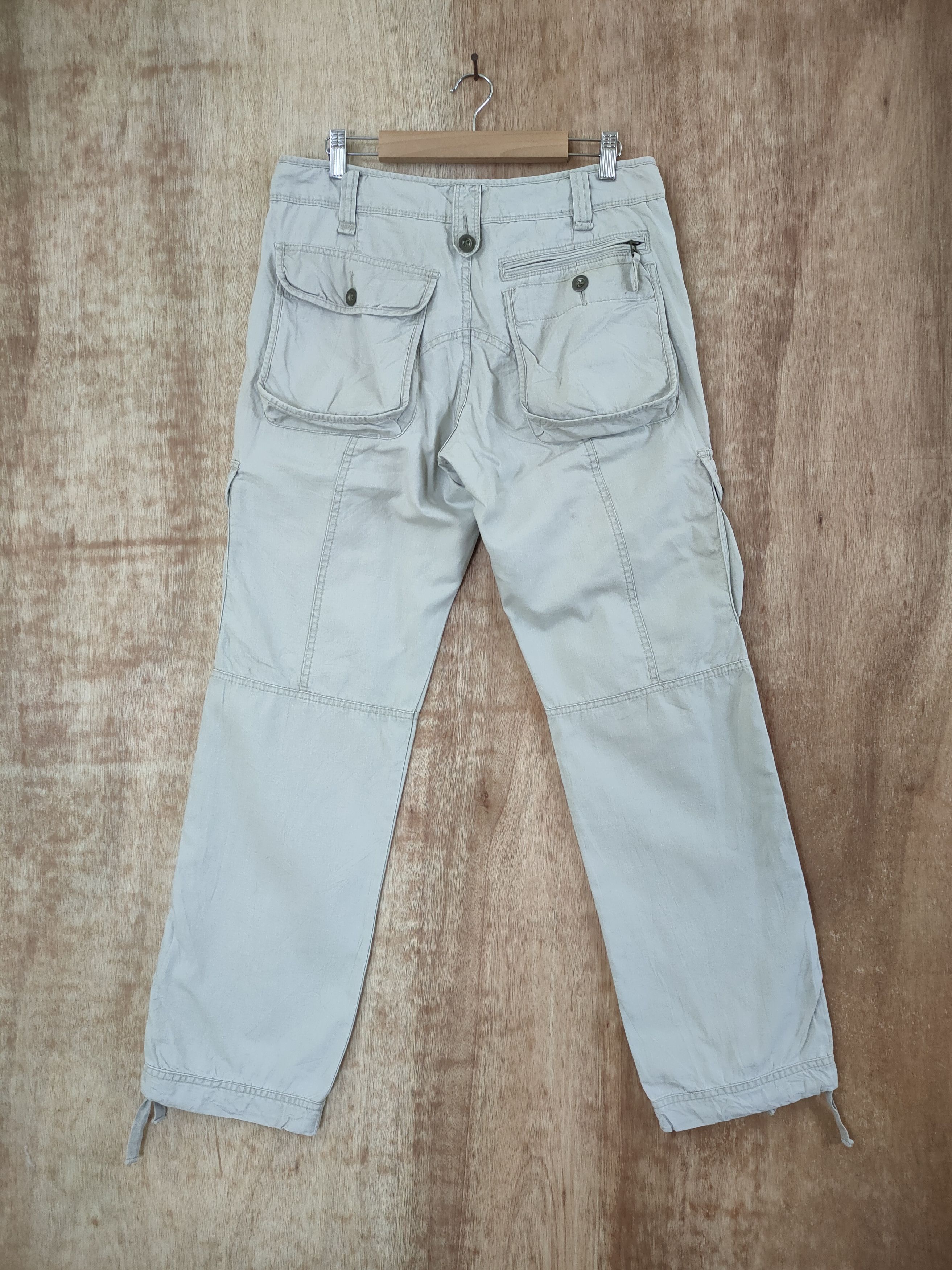 Japanese Brand VINTAGE JAPANESE WHITE CARGO PANTS / BUSH PANTS Size US 32 / EU 48 - 4 Thumbnail