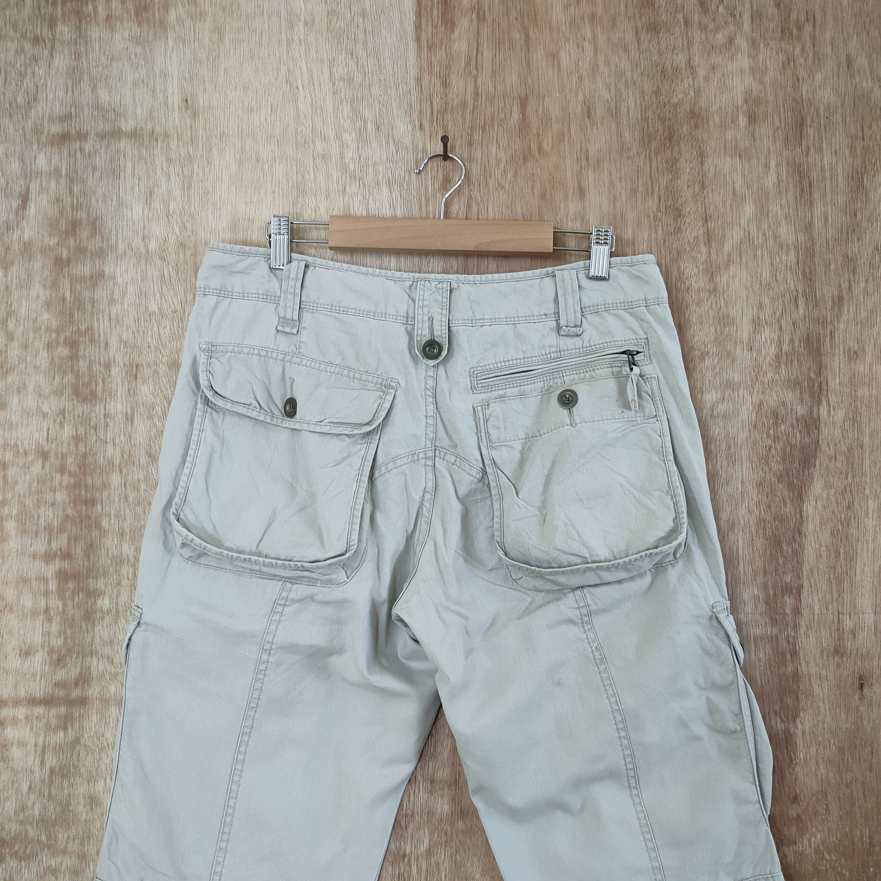 Japanese Brand VINTAGE JAPANESE WHITE CARGO PANTS / BUSH PANTS Size US 32 / EU 48 - 5 Thumbnail