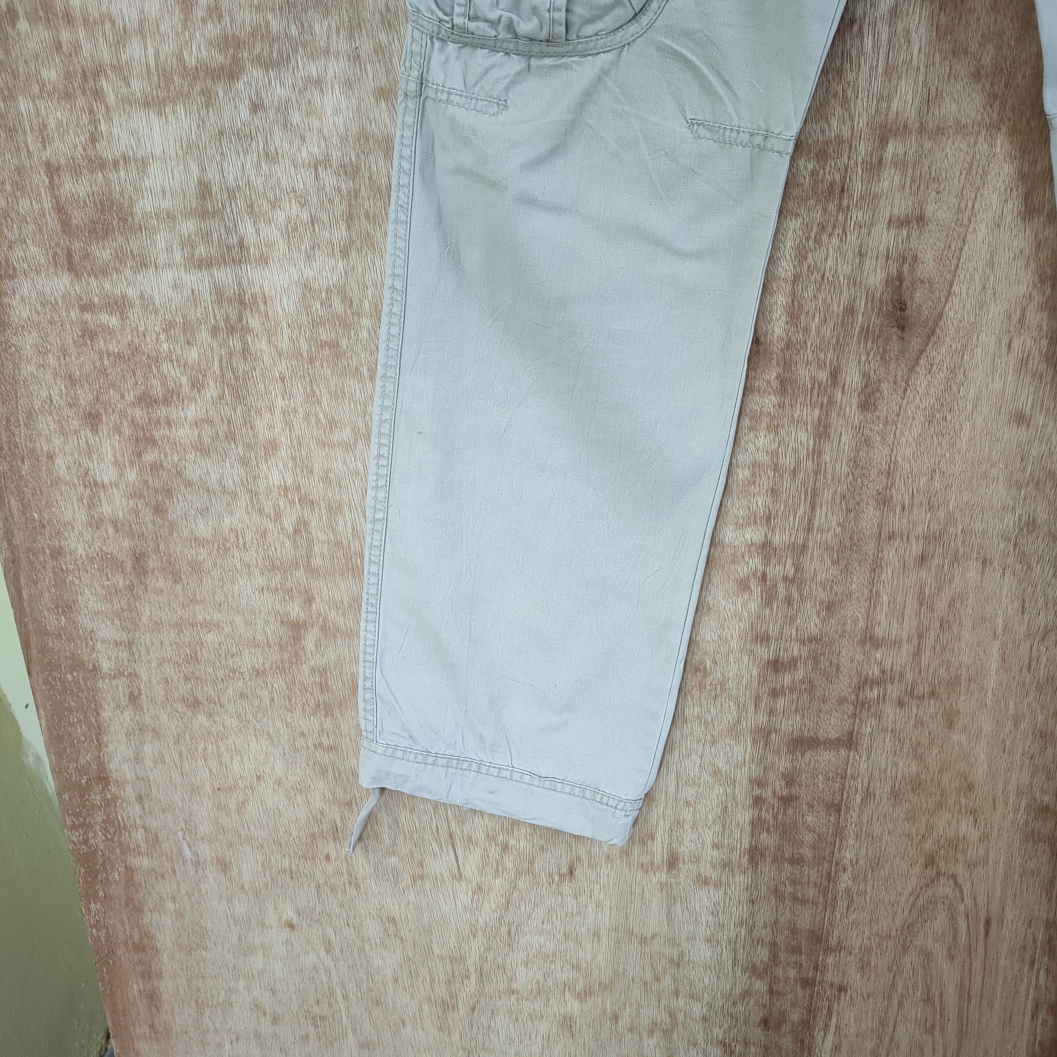 Japanese Brand VINTAGE JAPANESE WHITE CARGO PANTS / BUSH PANTS Size US 32 / EU 48 - 14 Thumbnail