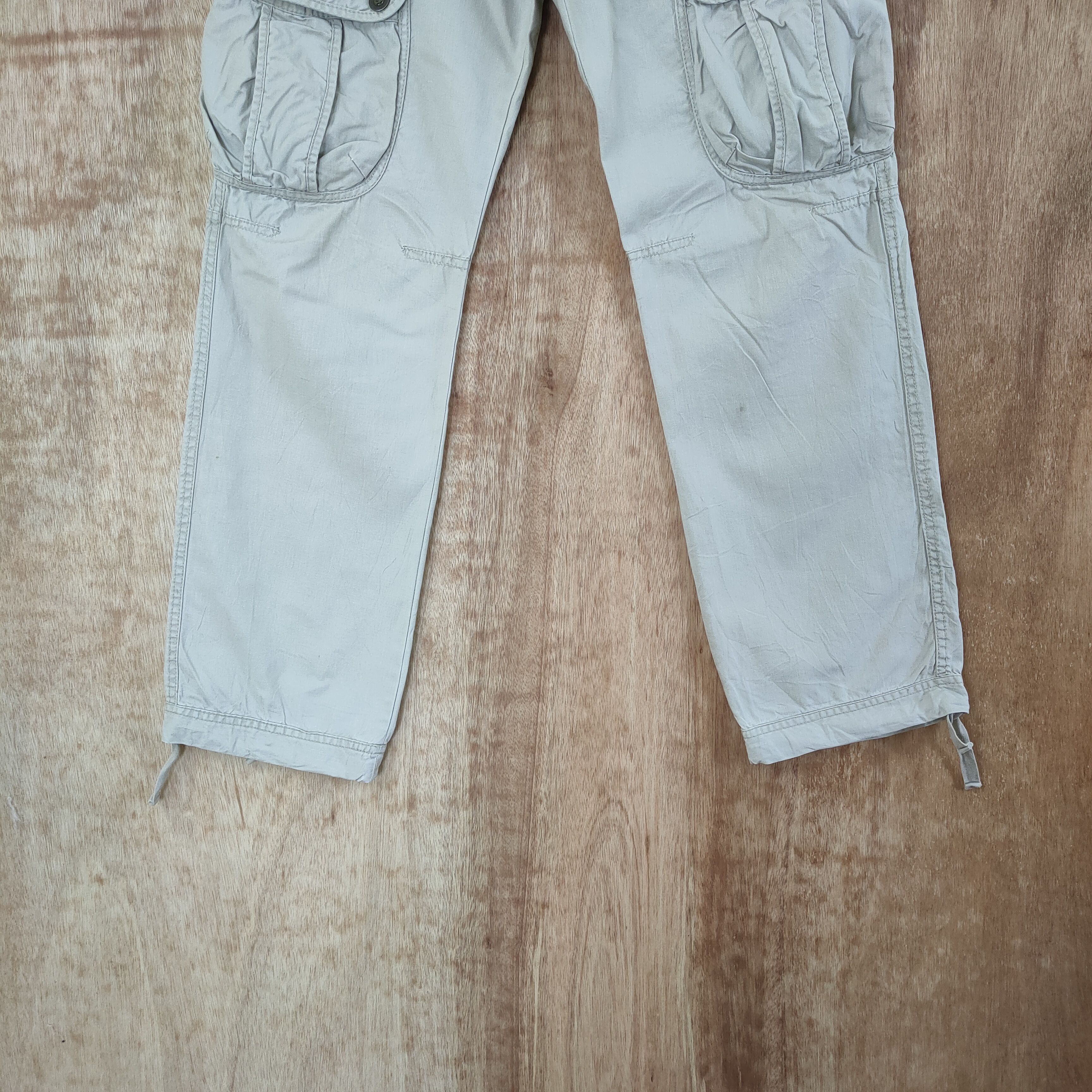 Japanese Brand VINTAGE JAPANESE WHITE CARGO PANTS / BUSH PANTS Size US 32 / EU 48 - 3 Thumbnail