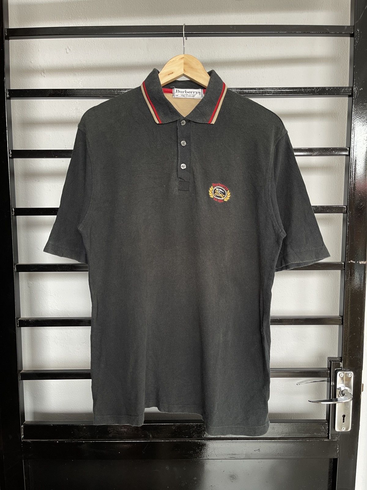 Burberry Vintage Burberrys Polo Size US M / EU 48-50 / 2 - 1 Thumbnail