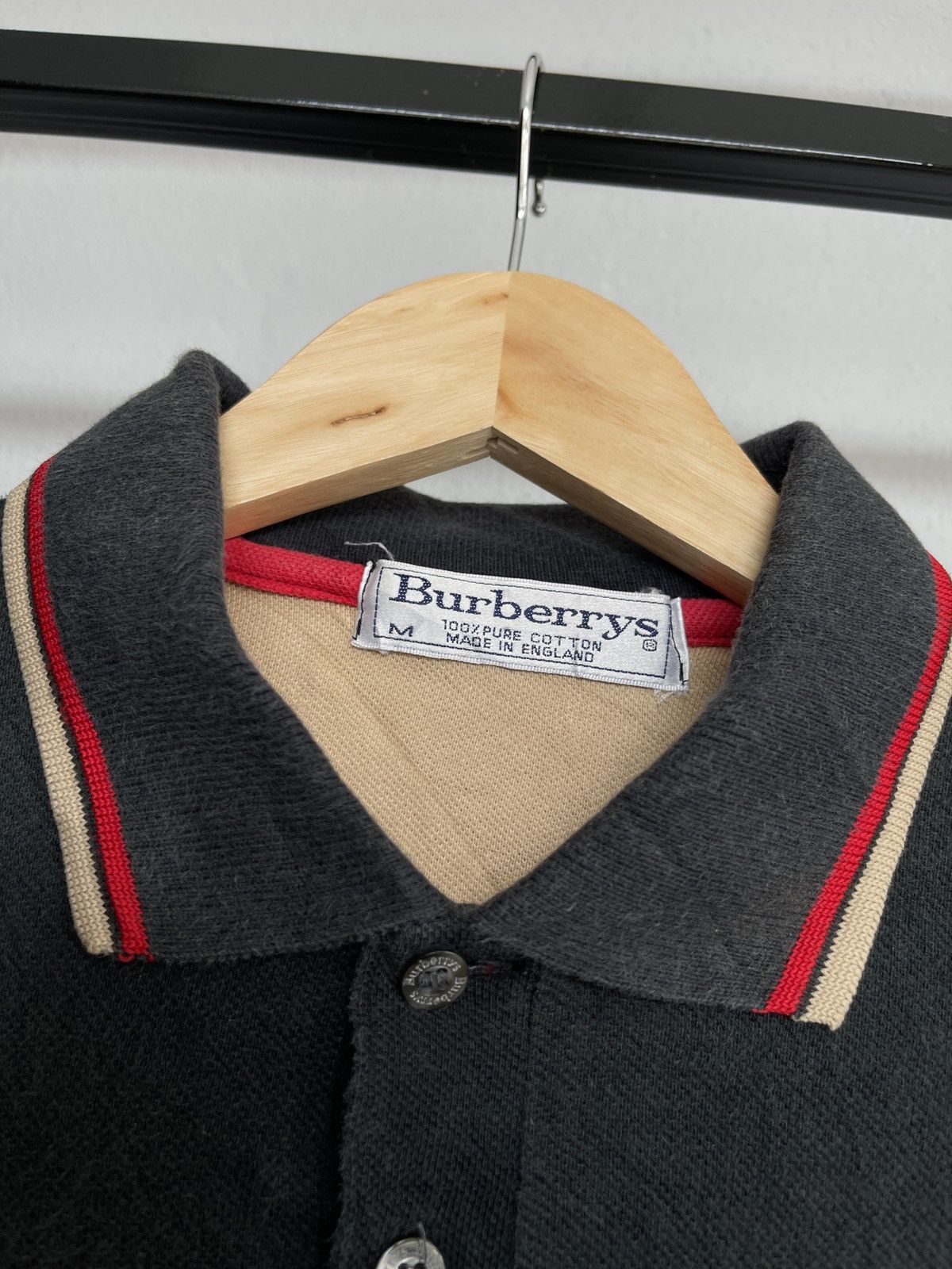 Burberry Vintage Burberrys Polo Size US M / EU 48-50 / 2 - 3 Thumbnail