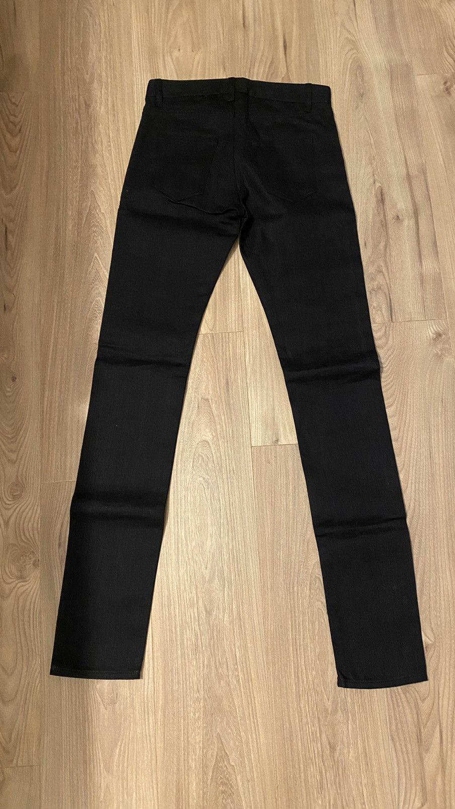 Hedi Slimane × Saint Laurent Paris Saint Laurent FW16 2016 D02 raw black denim Size US 27 - 2 Thumbnail