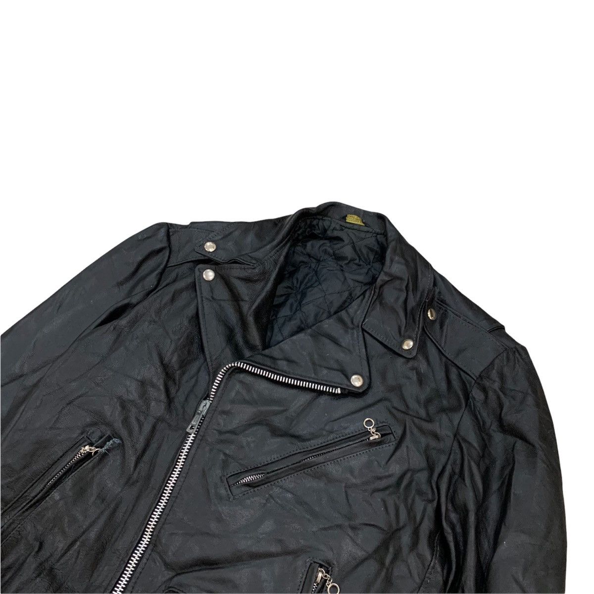 Vintage 🇺🇸Double Collar Bikers Leather Jacket Size US M / EU 48-50 / 2 - 3 Thumbnail