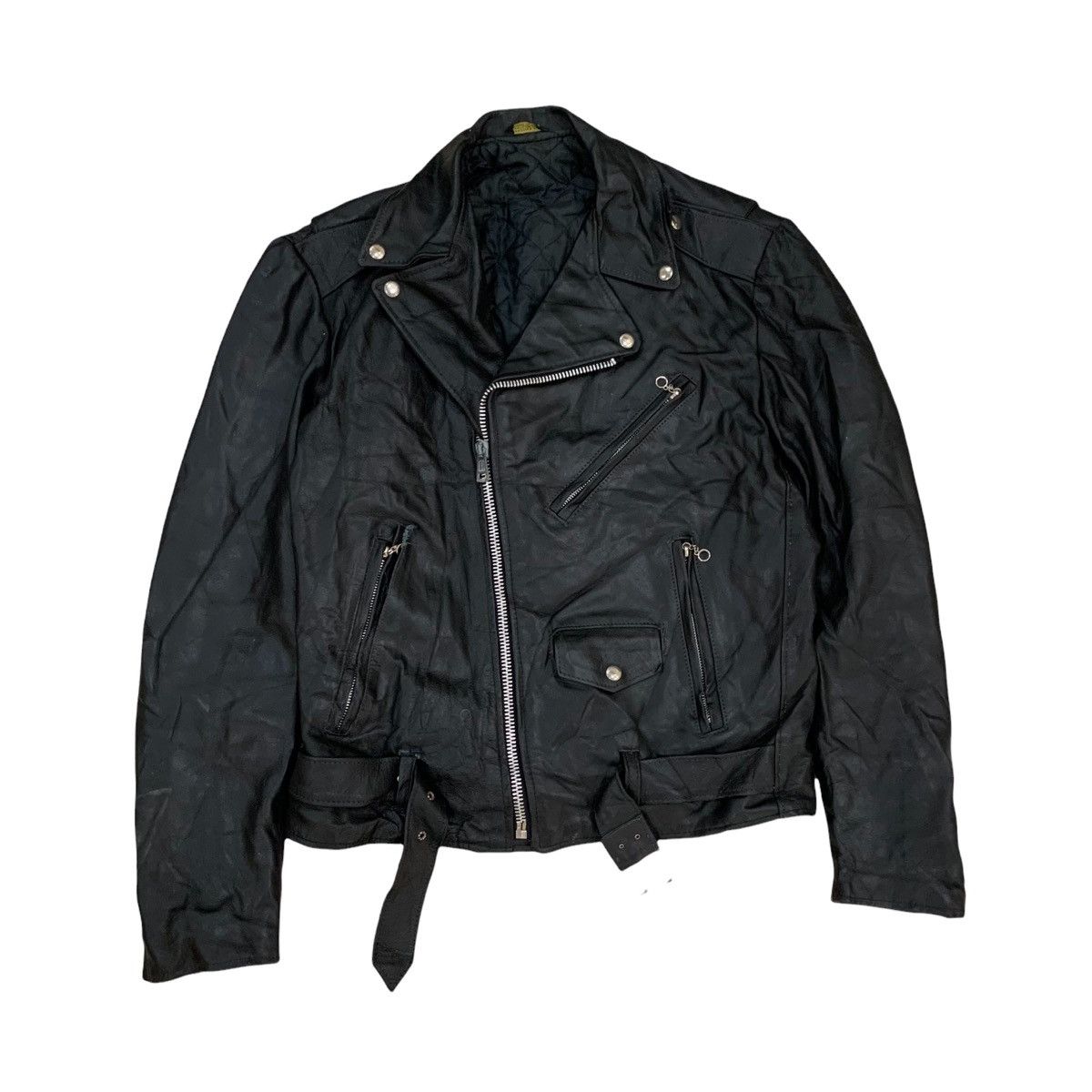 Vintage 🇺🇸Double Collar Bikers Leather Jacket Size US M / EU 48-50 / 2 - 5 Thumbnail