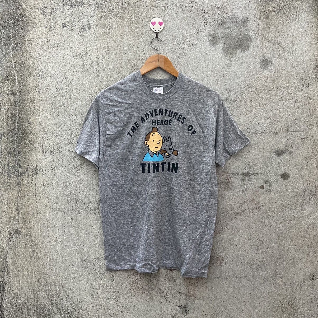 Cartoon Network Vintage 80s tintin tshirt rayon Size US L / EU 52-54 / 3 - 1 Thumbnail