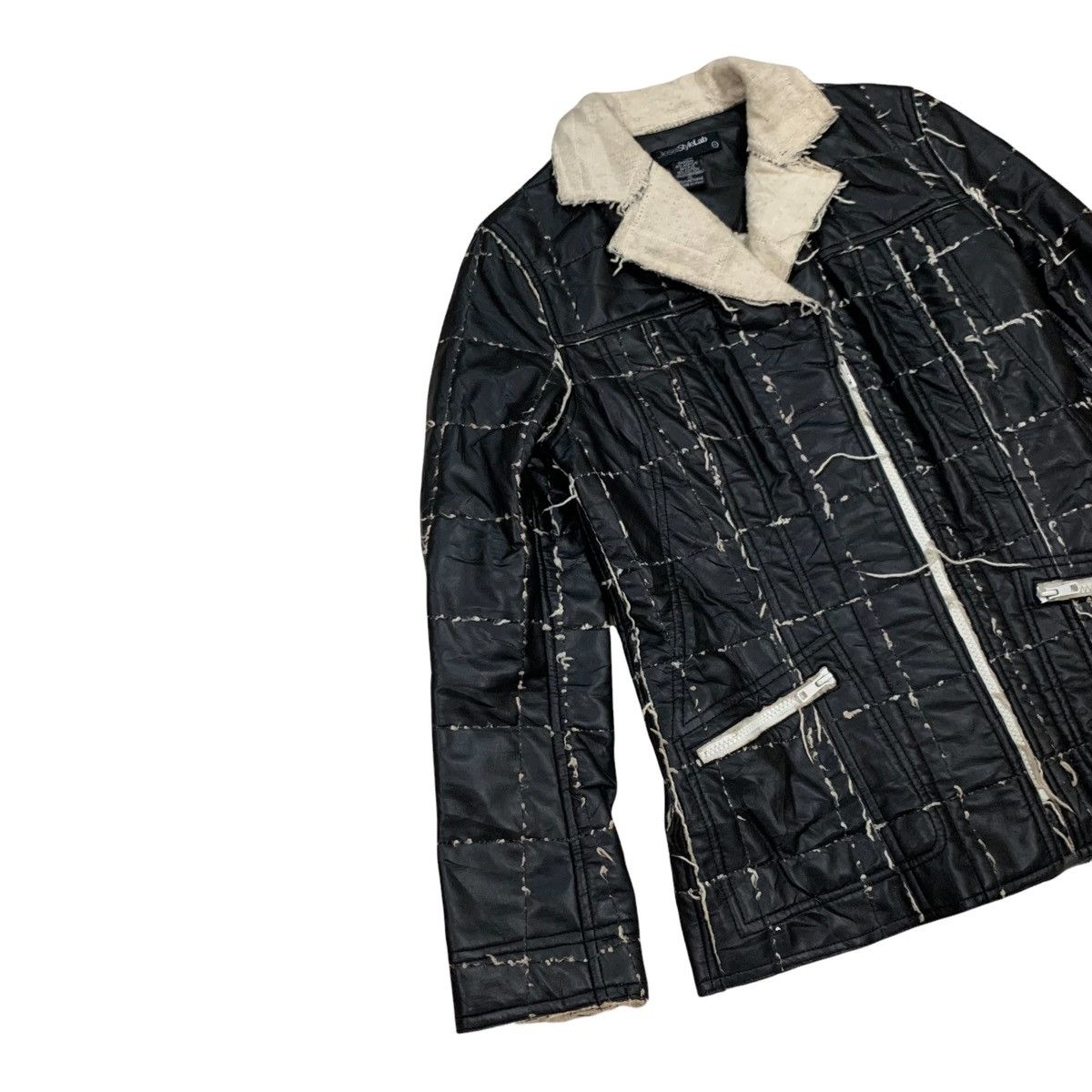 Diesel 🇮🇹 DIESEL PVC Zipper Jacket Made In Italy Size S / US 4 / IT 40 - 4 Thumbnail