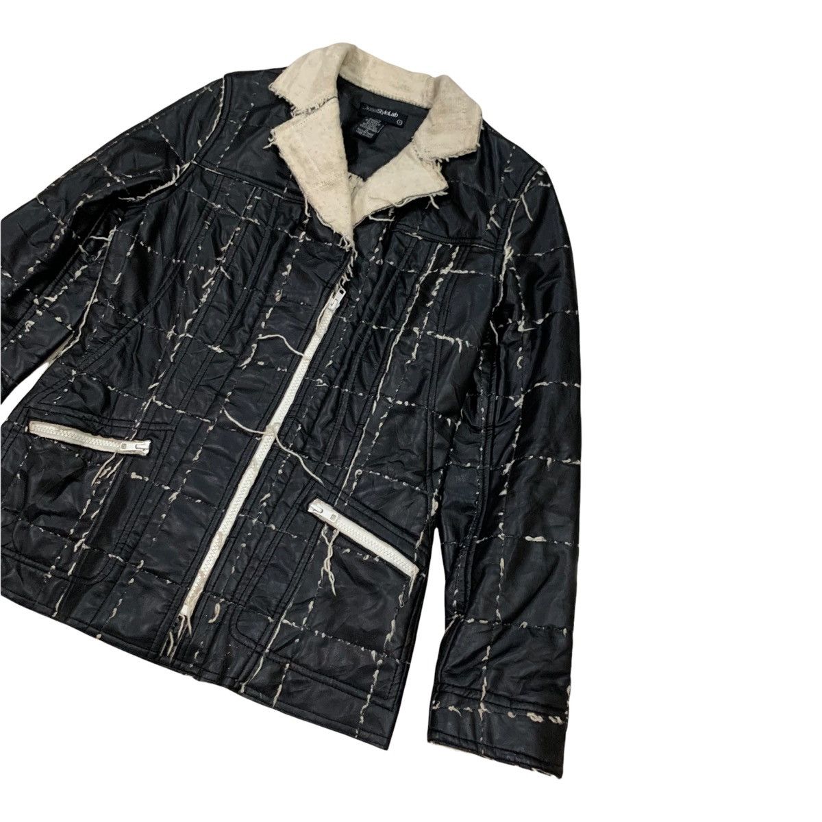 Diesel 🇮🇹 DIESEL PVC Zipper Jacket Made In Italy Size S / US 4 / IT 40 - 5 Thumbnail