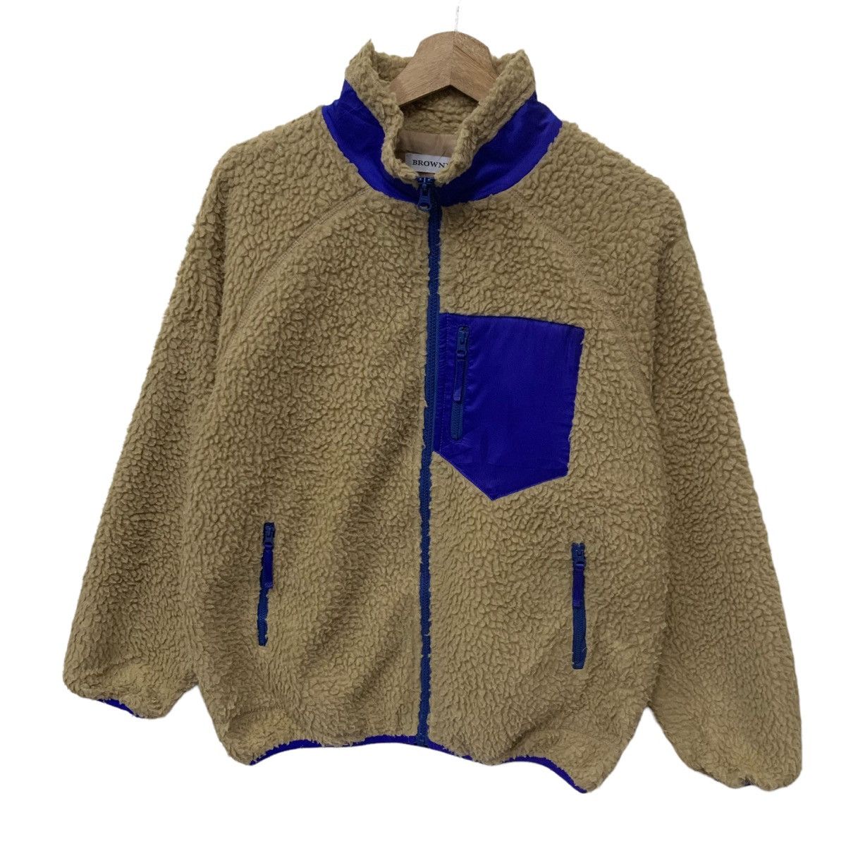 Japanese Brand × Vintage Browny Deep Pile Fleece Jacket Size US S / EU 44-46 / 1 - 3 Thumbnail