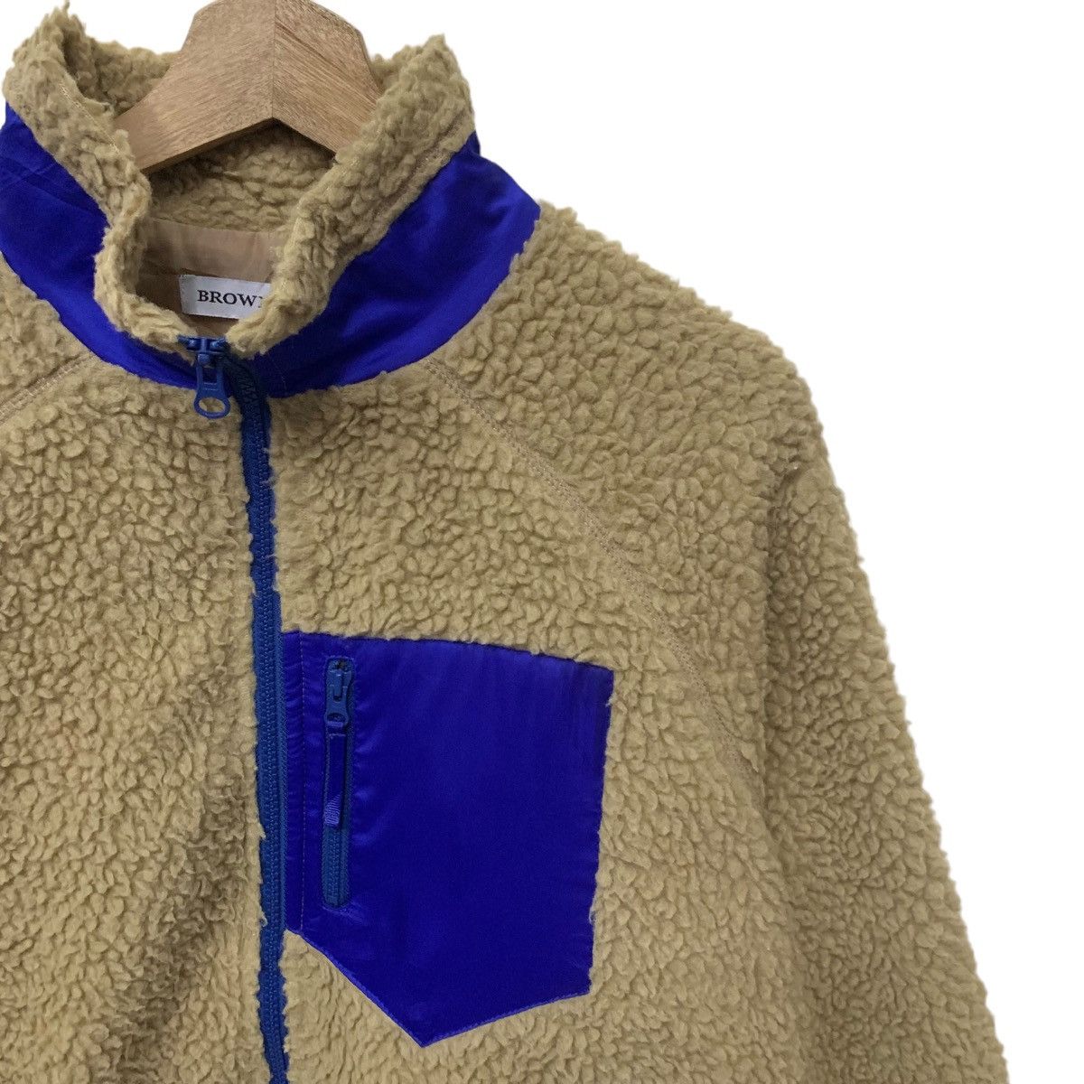Japanese Brand × Vintage Browny Deep Pile Fleece Jacket Size US S / EU 44-46 / 1 - 5 Thumbnail