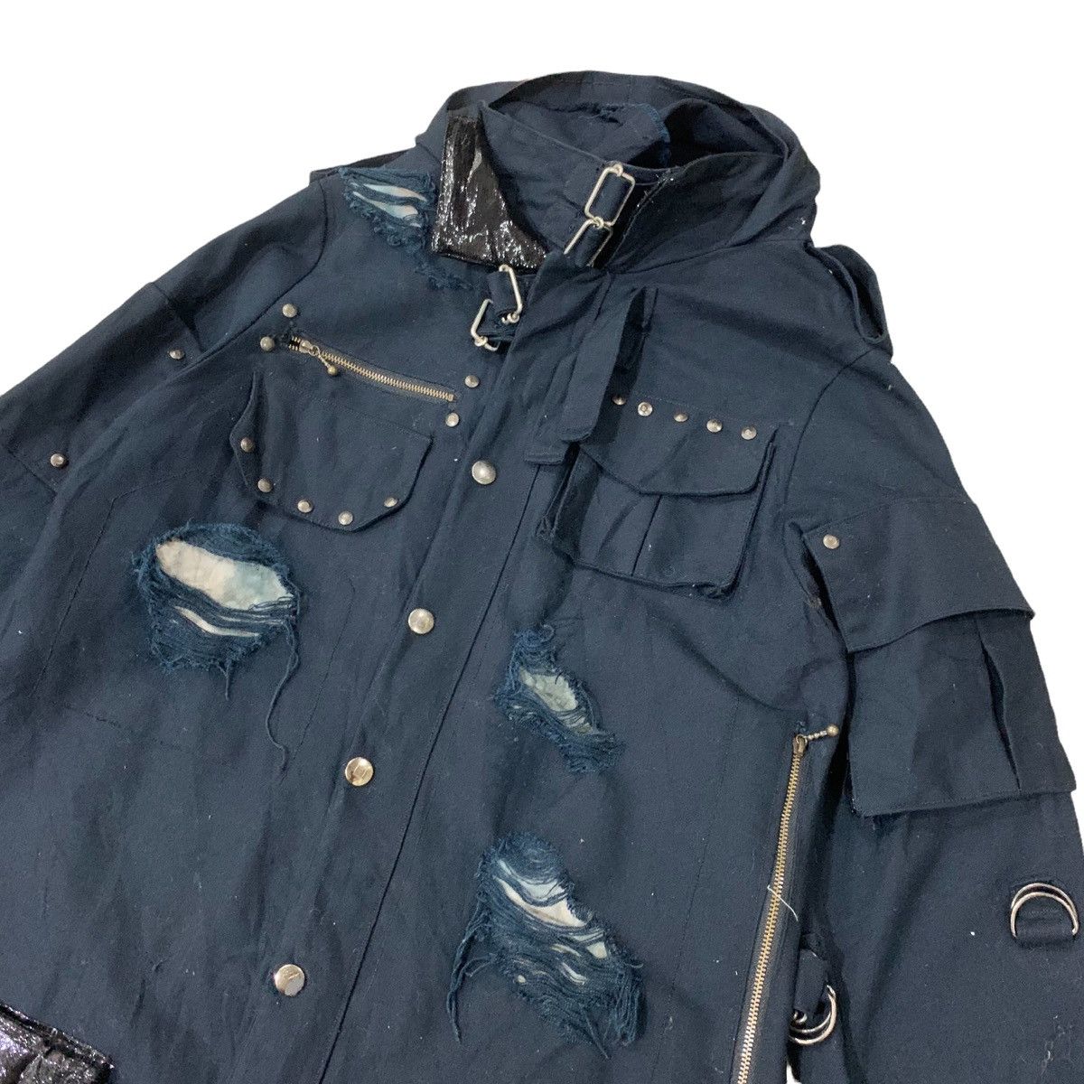 If Six Was Nine × Japanese Brand ☠️Distressed Punk Style Parka Jacket Size S / US 4 / IT 40 - 8 Thumbnail