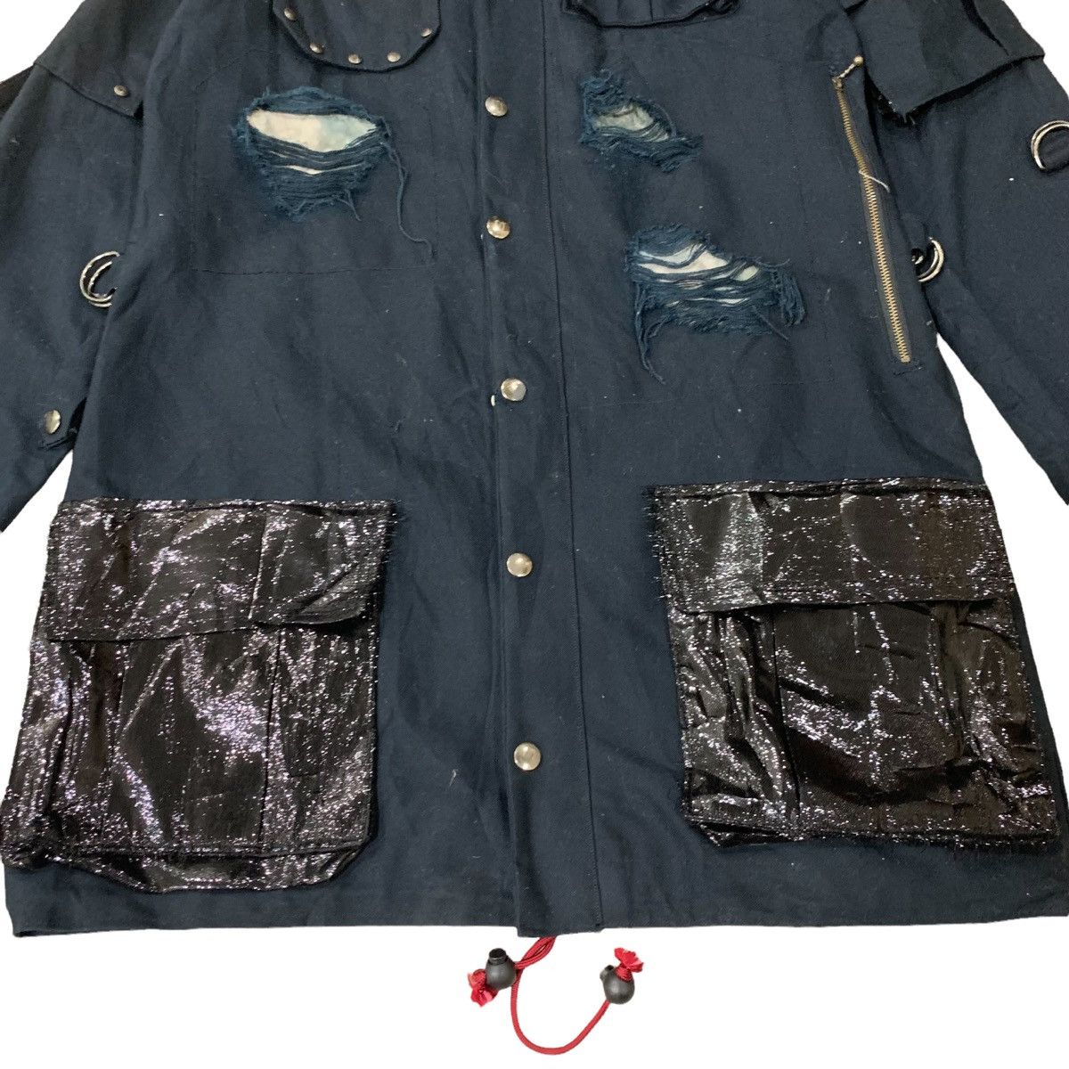 If Six Was Nine × Japanese Brand ☠️Distressed Punk Style Parka Jacket Size S / US 4 / IT 40 - 9 Thumbnail