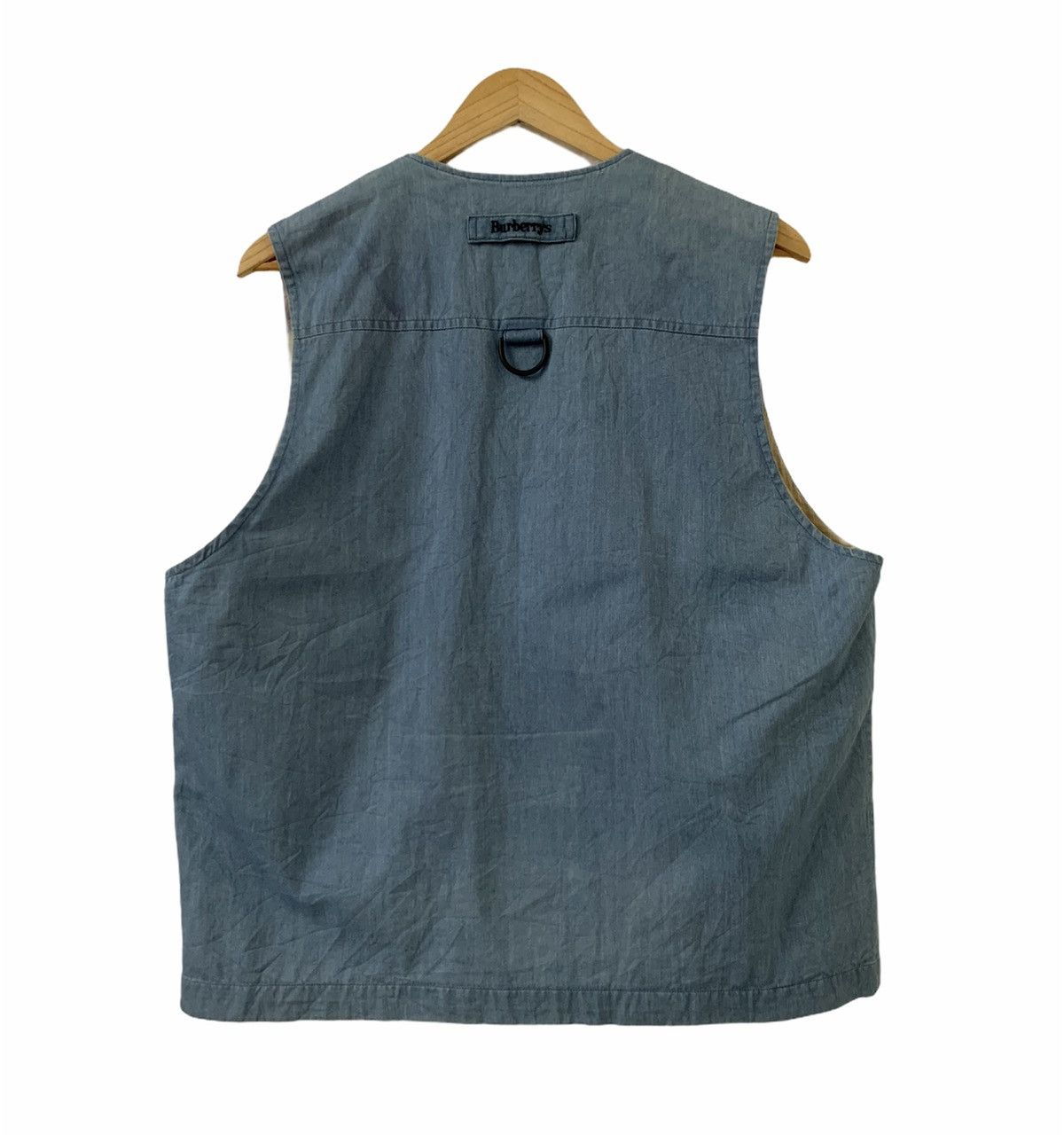 Burberry × Vintage BURBERRYS Sleeveless Vest Jacket Size US L / EU 52-54 / 3 - 5 Thumbnail