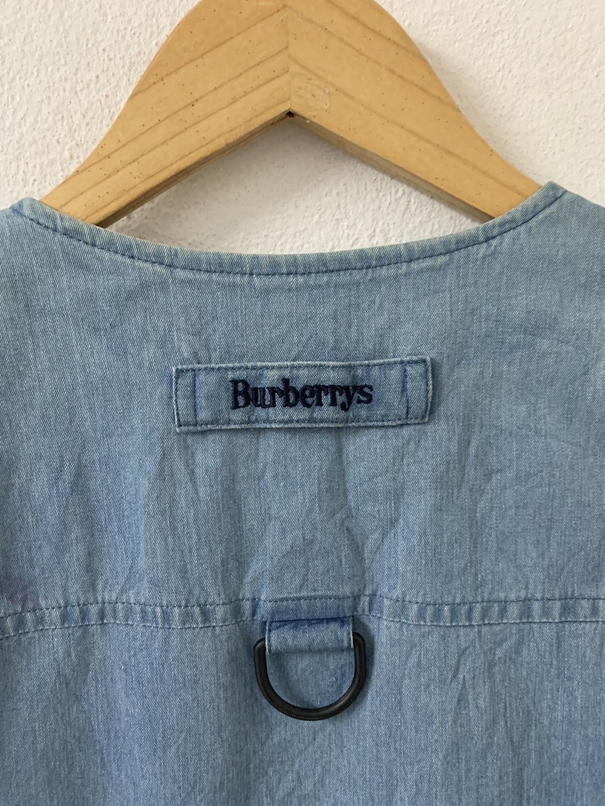 Burberry × Vintage BURBERRYS Sleeveless Vest Jacket Size US L / EU 52-54 / 3 - 12 Thumbnail