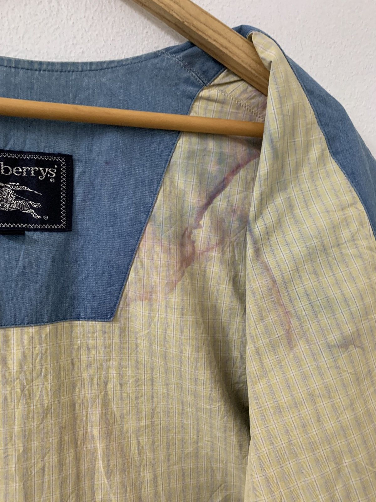 Burberry × Vintage BURBERRYS Sleeveless Vest Jacket Size US L / EU 52-54 / 3 - 14 Thumbnail