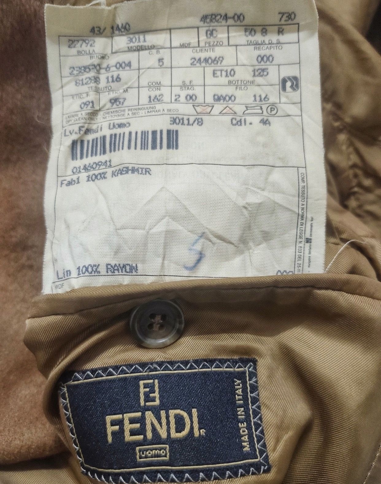Fendi FENDI Wool Blazer Jacket Size US M / EU 48-50 / 2 - 9 Thumbnail