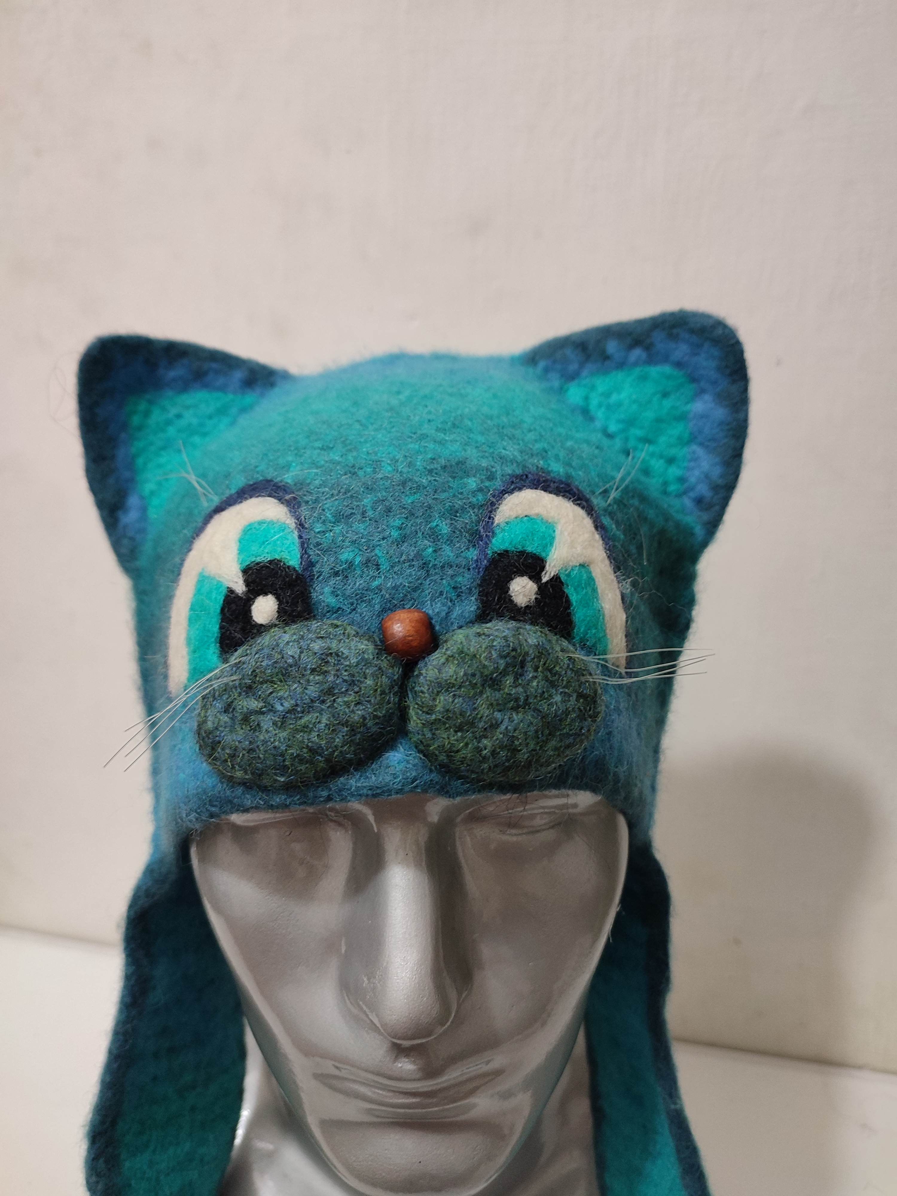Other 🔥Cats Bunny Ear Horn Devil Knitted Hats Size ONE SIZE - 2 Thumbnail