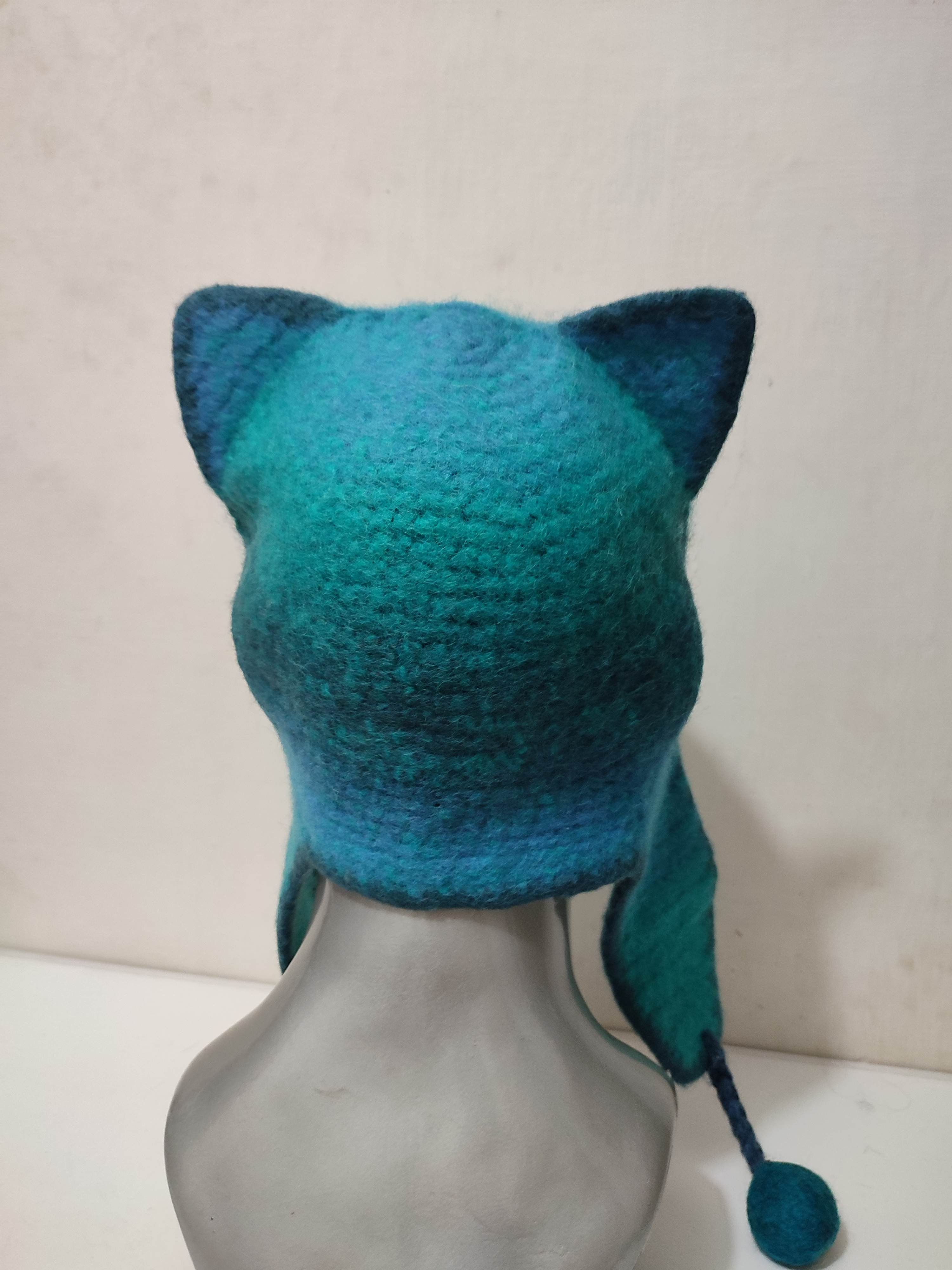 Other 🔥Cats Bunny Ear Horn Devil Knitted Hats Size ONE SIZE - 6 Thumbnail