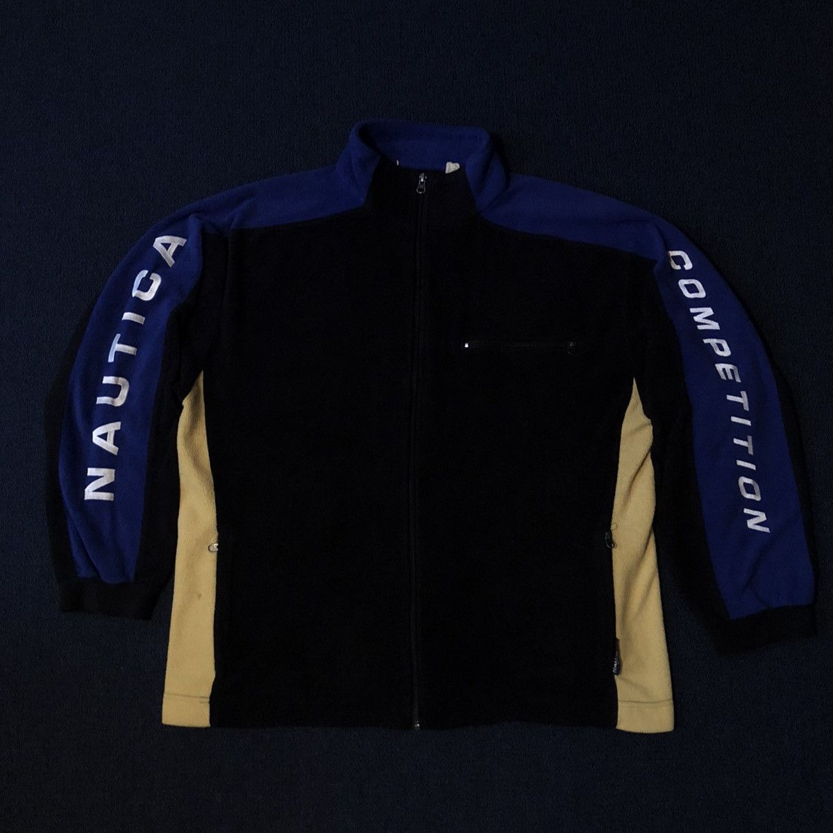 Nautica Vintage 90s Nautica Competition Nautech Fleece Zip Jacket Size US XL / EU 56 / 4 - 2 Thumbnail