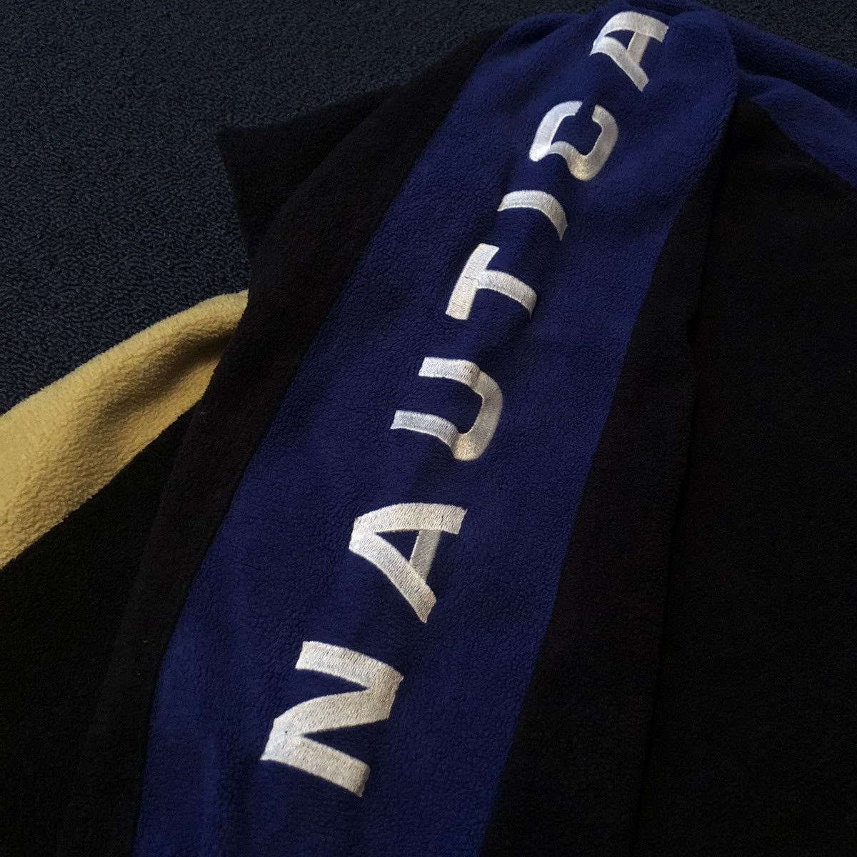 Nautica Vintage 90s Nautica Competition Nautech Fleece Zip Jacket Size US XL / EU 56 / 4 - 3 Thumbnail