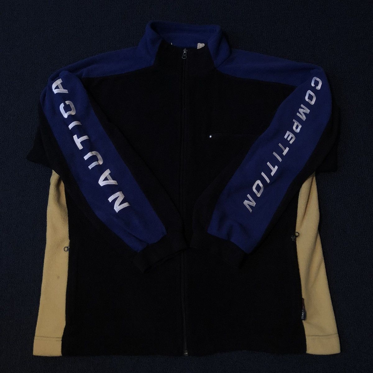 Nautica Vintage 90s Nautica Competition Nautech Fleece Zip Jacket Size US XL / EU 56 / 4 - 1 Thumbnail