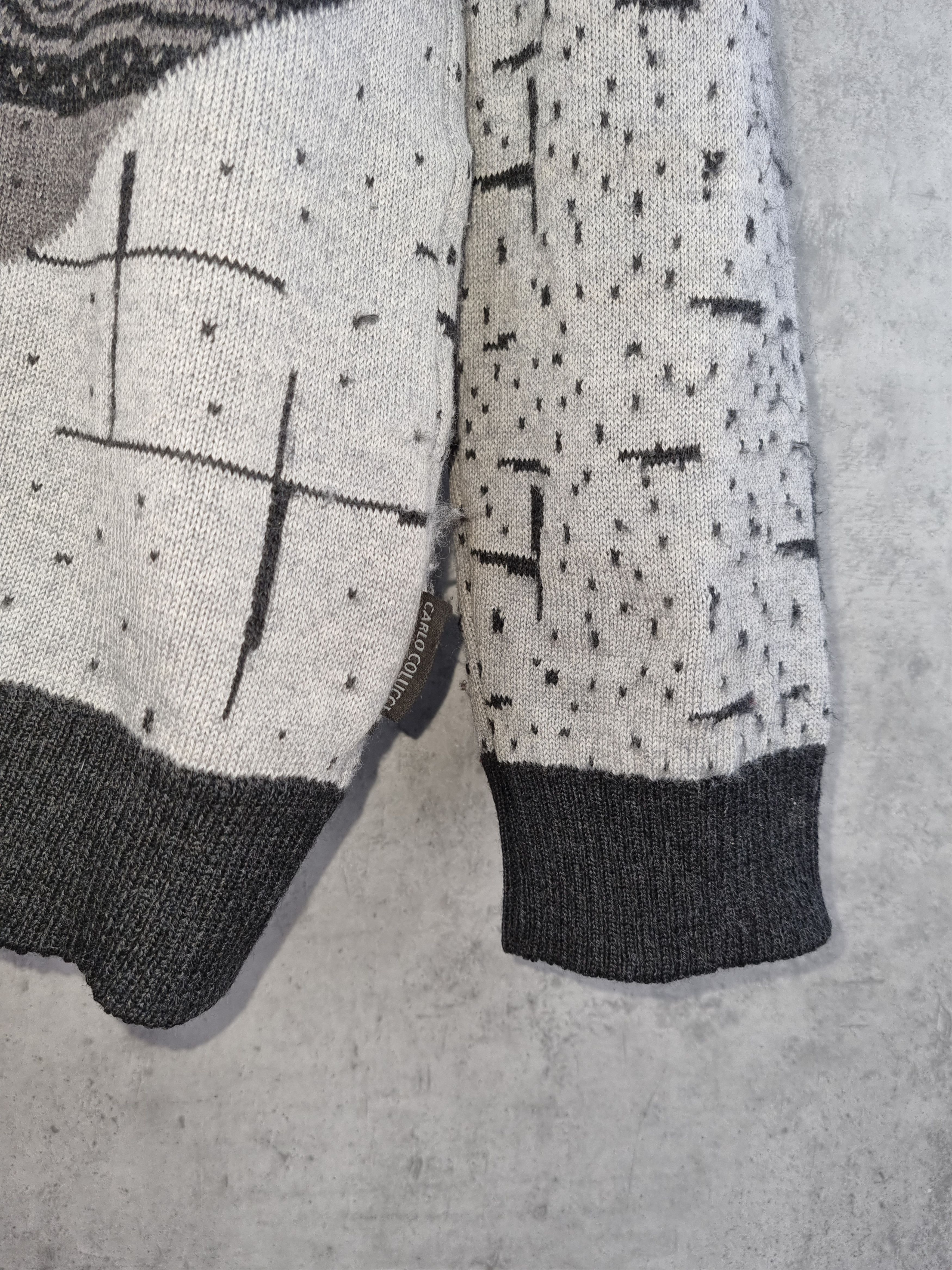 Carlo Colucci 90s Carlo Colucci Rare Knitted Italy Map Sweater Size US S / EU 44-46 / 1 - 11 Thumbnail