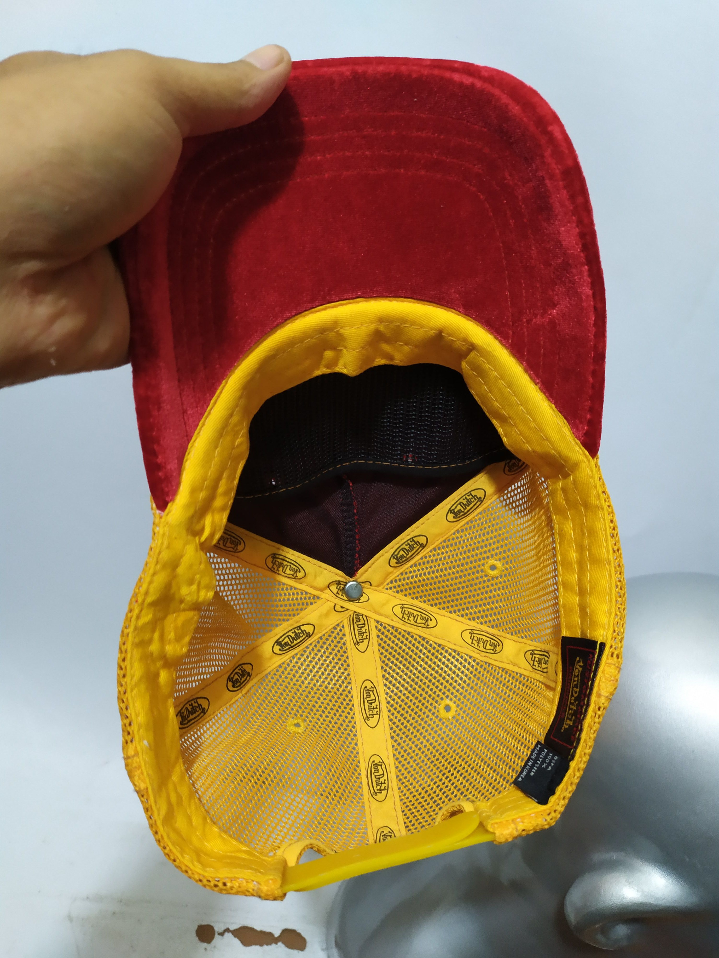 Von Dutch Von Dutch Trucker Velvet Hats Size ONE SIZE - 7 Thumbnail