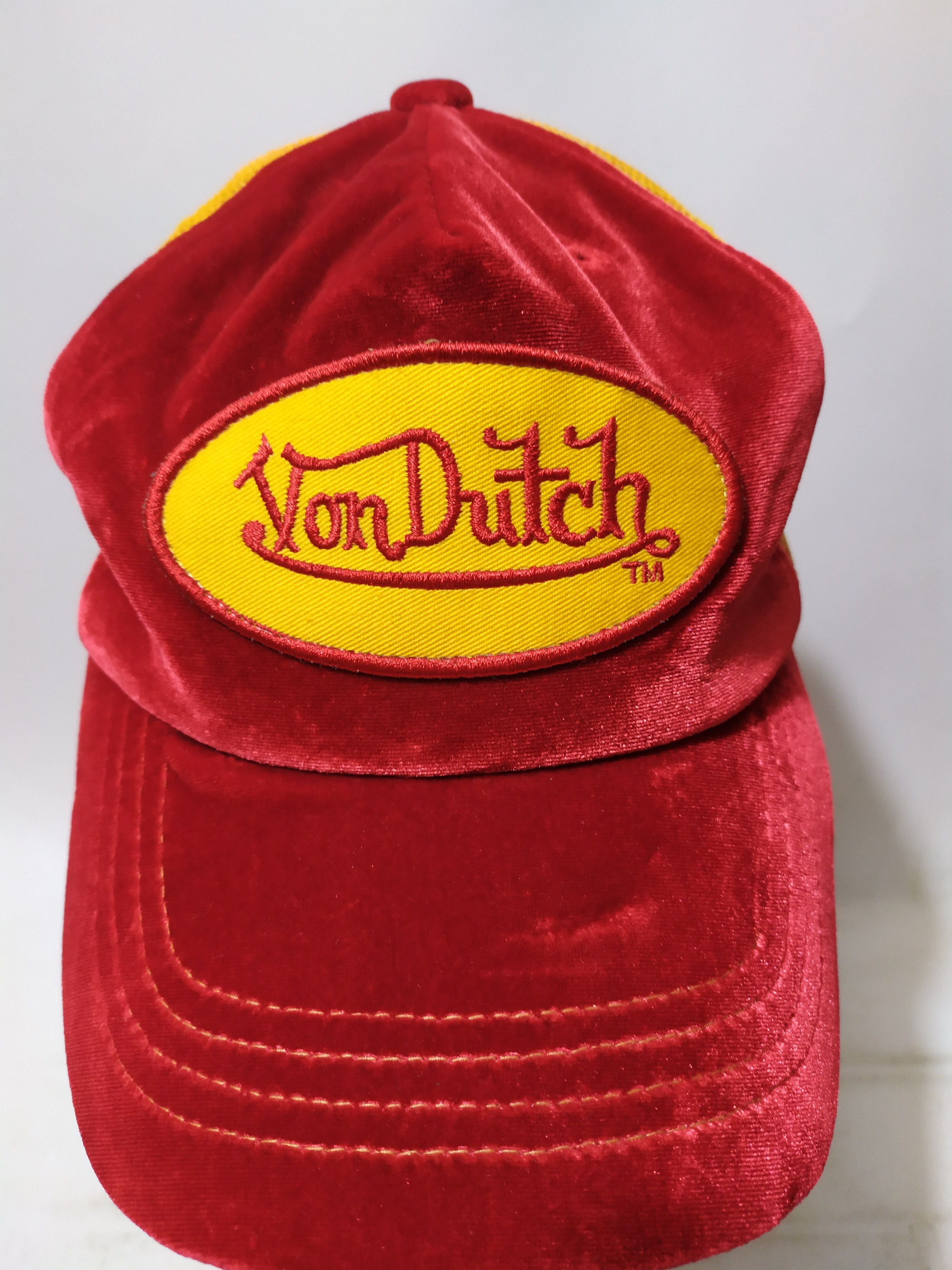 Von Dutch Von Dutch Trucker Velvet Hats Size ONE SIZE - 2 Thumbnail