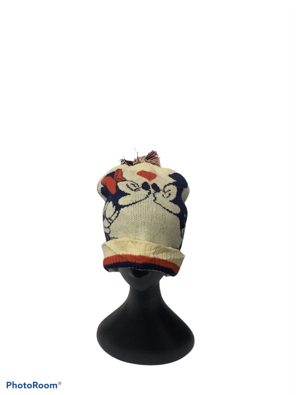 Disney Vintage Mickey Mouse Fall In Love Beanie Size ONE SIZE - 2 Thumbnail
