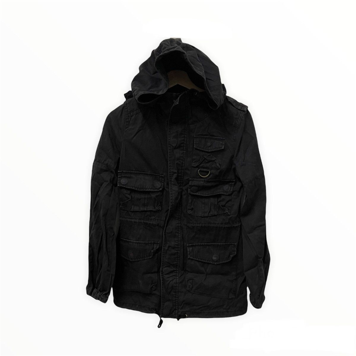 Vintage SLY Military Tactical Multipocket Zip Up Jacket
