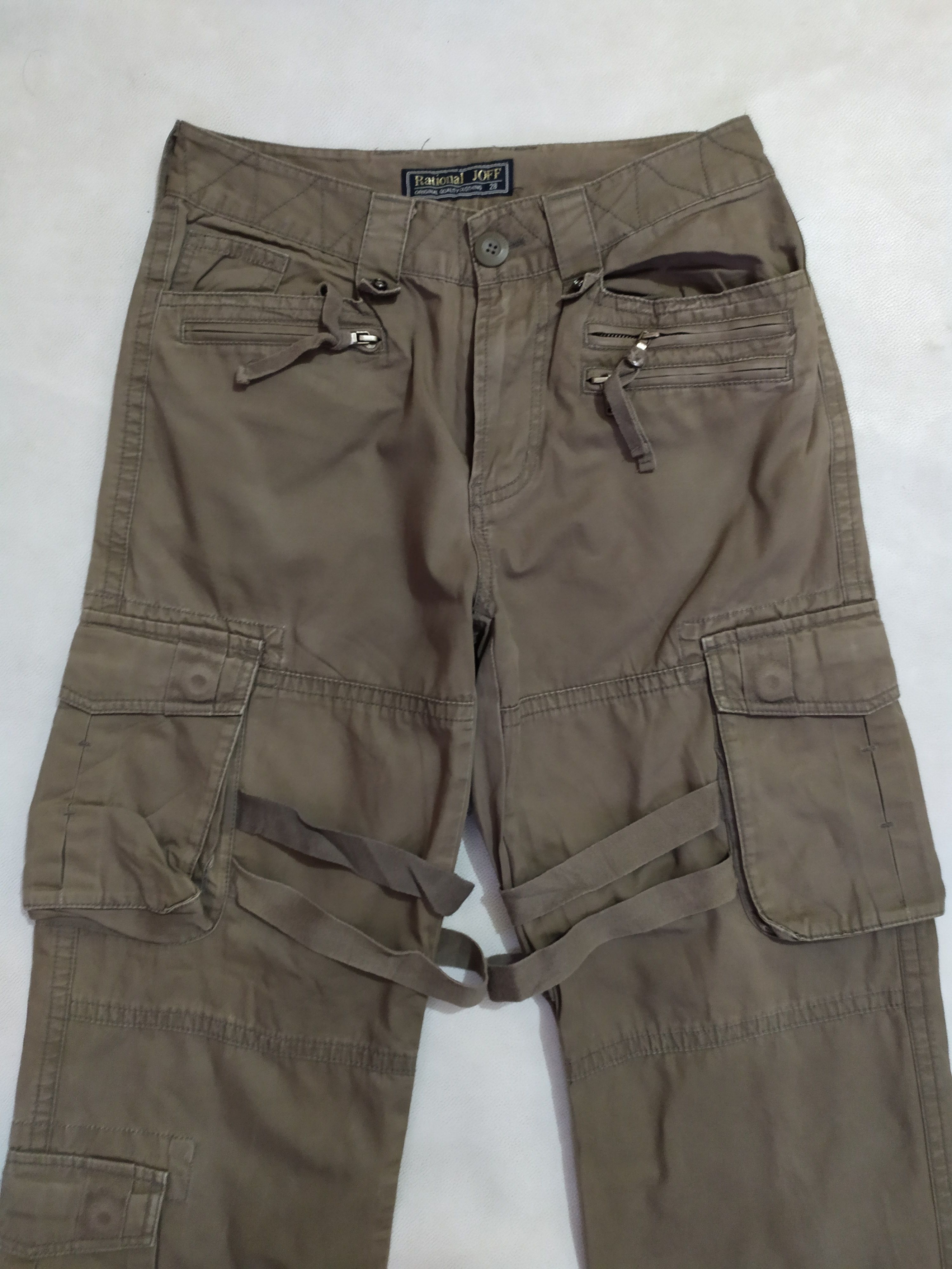 Japanese Brand 🔥Rational Joff Bondage Cargo Multipocket Tactical Pants Size US 28 / EU 44 - 2 Thumbnail