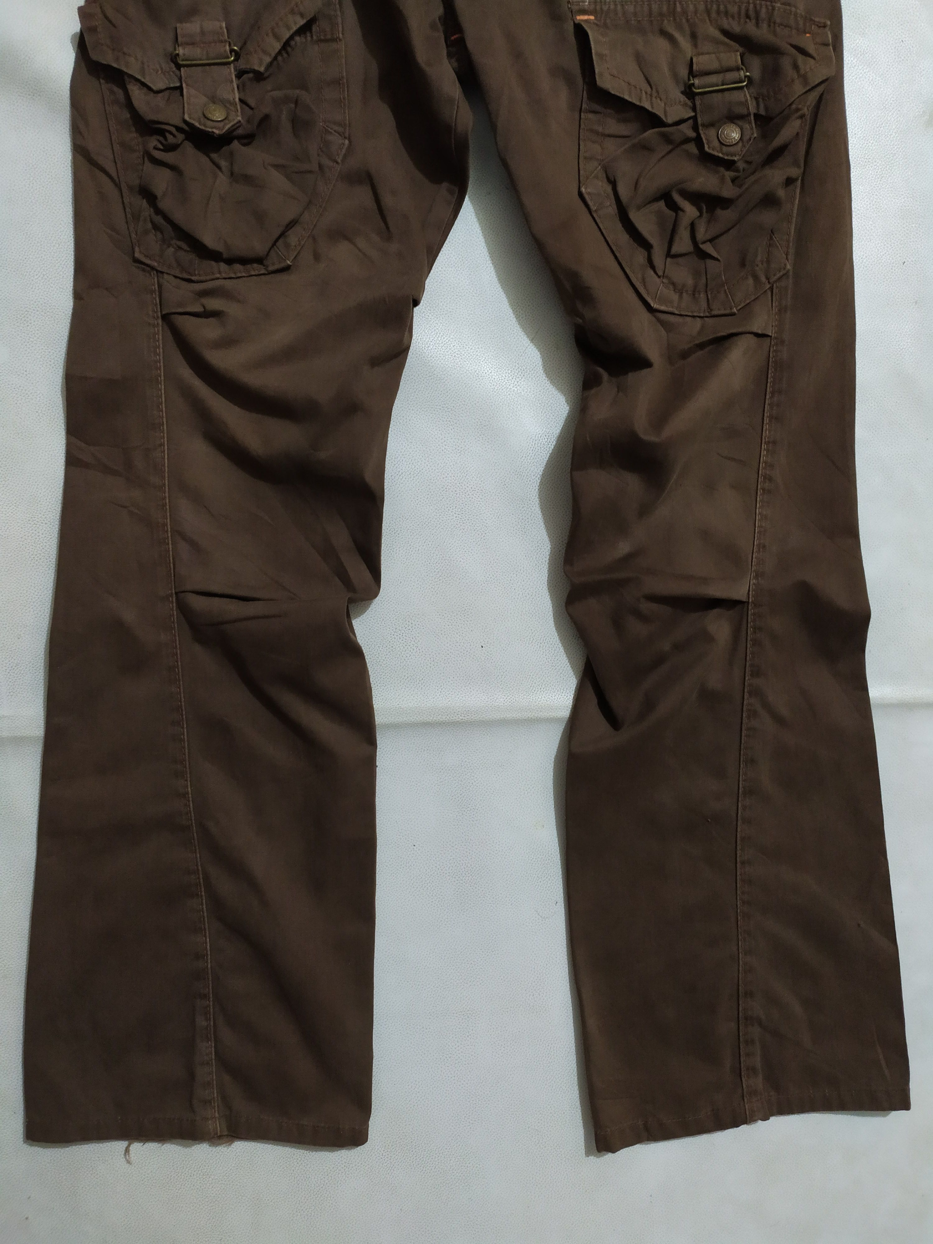 Edwin 🔥Edwin 505 Pants bush Cargo Multi pocket Flare Size US 31 - 3 Thumbnail