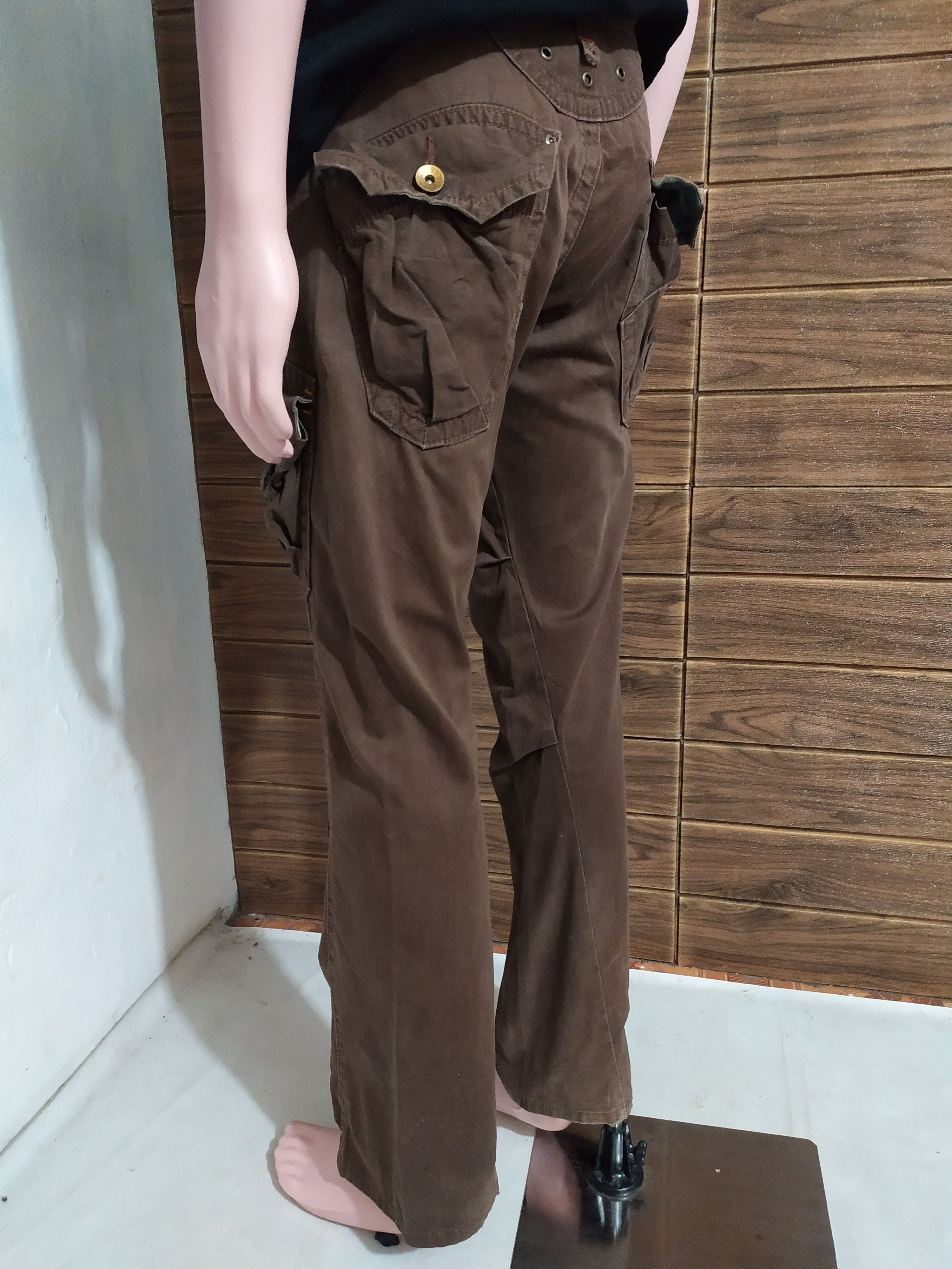 Edwin 🔥Edwin 505 Pants bush Cargo Multi pocket Flare Size US 31 - 13 Thumbnail