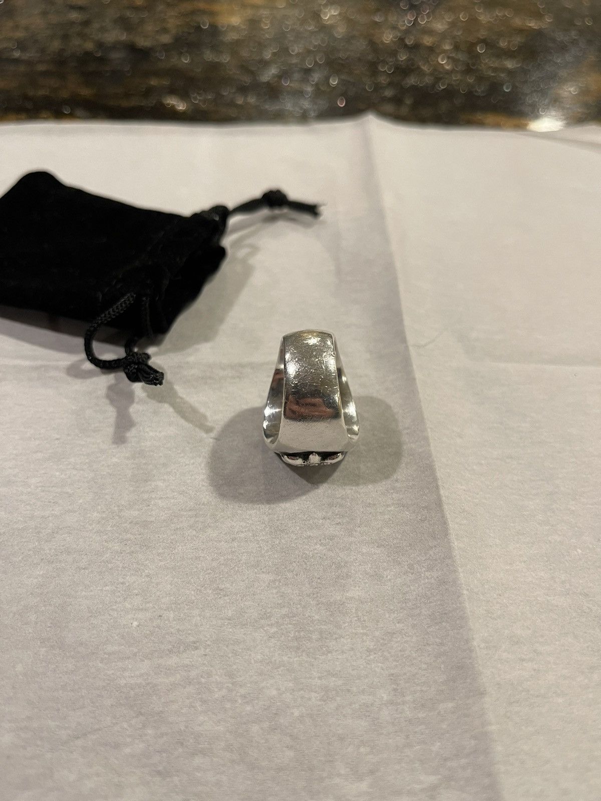 Chrome Hearts Chrome Hearts Factory Diamond Keeper Silver Ring Size ONE SIZE - 6 Thumbnail