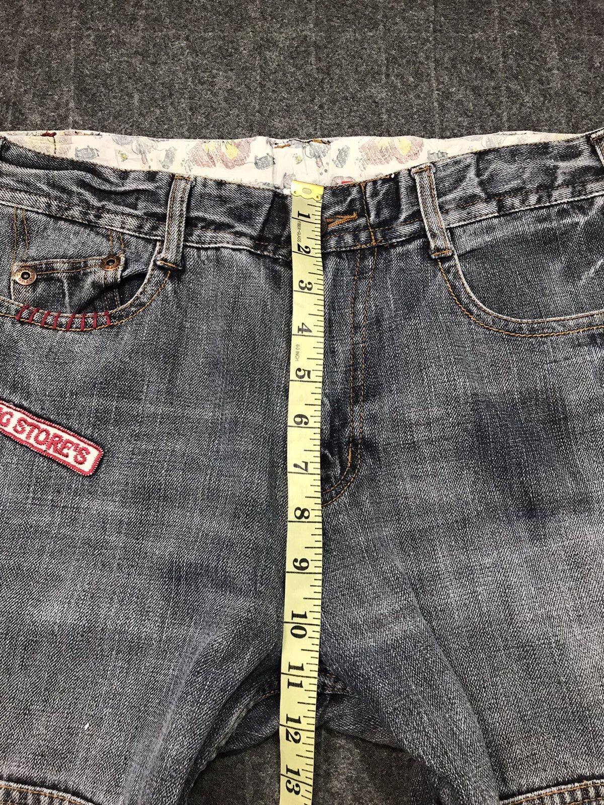 Japanese Brand × Vintage Drug Store Distressed Denim Indigo Slim Fit Cut Bushpant Size US 32 / EU 48 - 10 Thumbnail