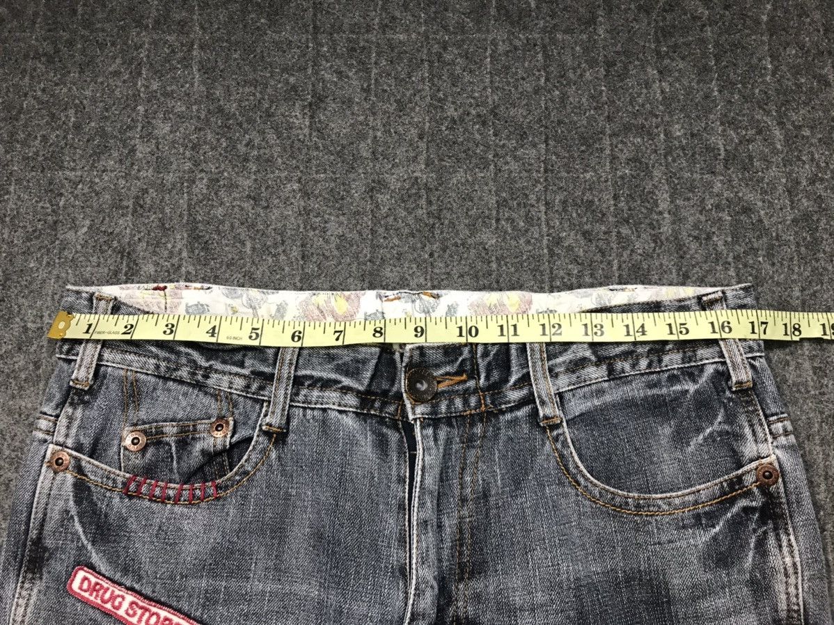Japanese Brand × Vintage Drug Store Distressed Denim Indigo Slim Fit Cut Bushpant Size US 32 / EU 48 - 7 Thumbnail